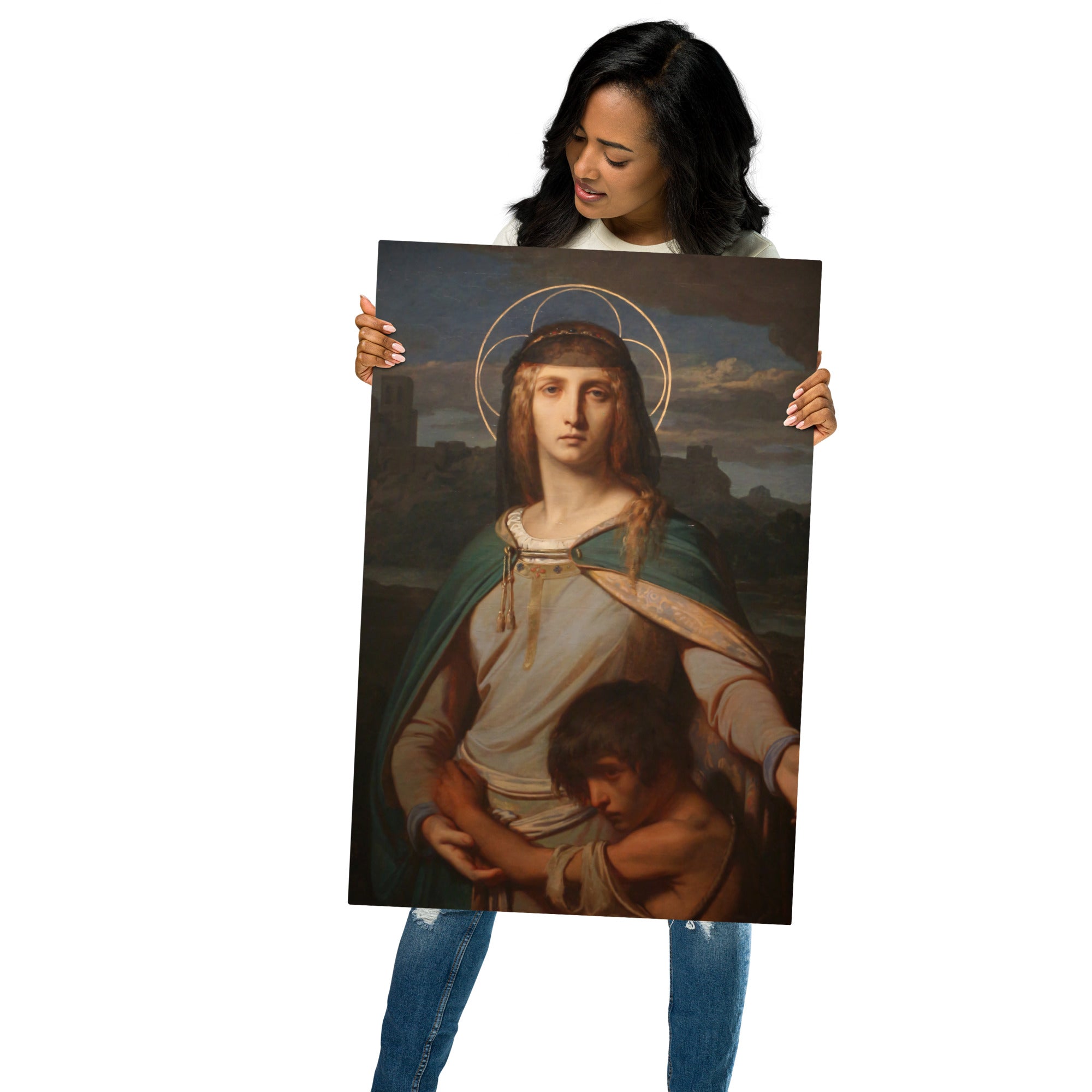 Metal prints Alexandre Cabanel French 1823 1889 Saint Monica