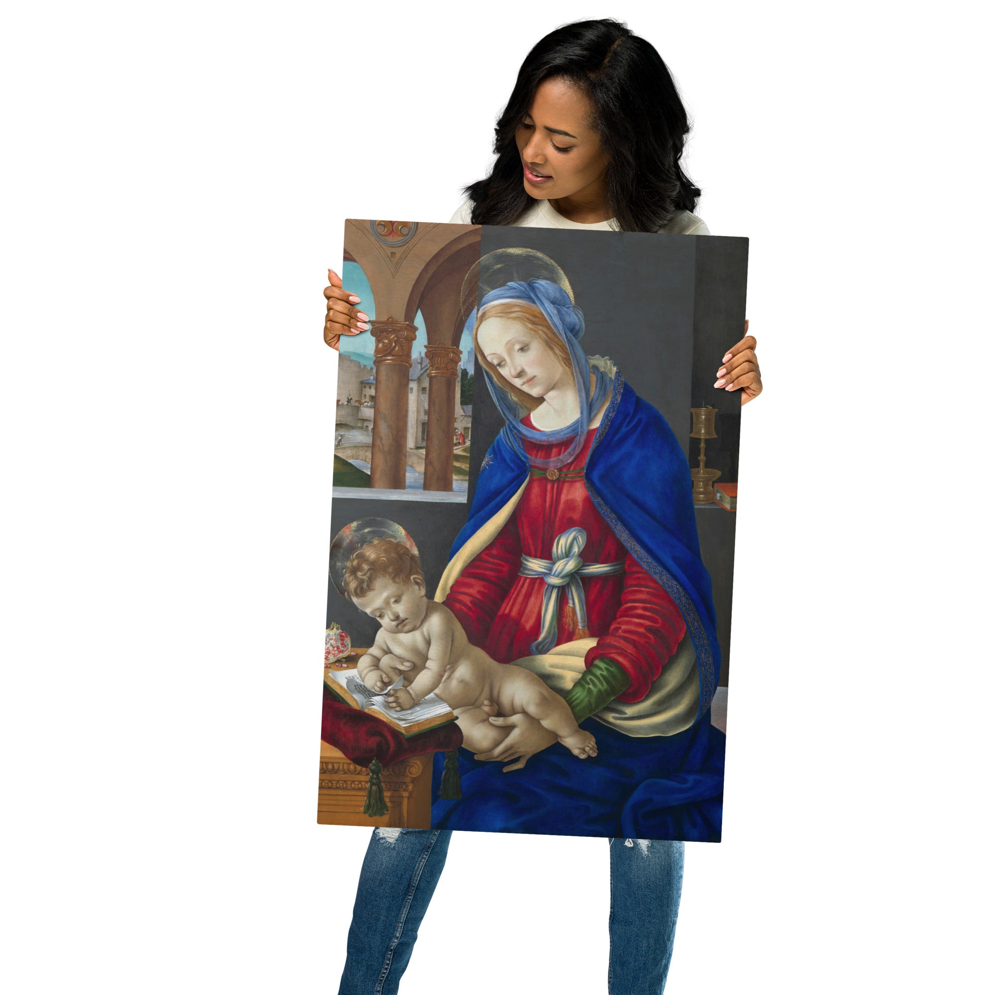 Metal prints Filippino Lippi Italian 1457 1504 Madonna and Child 1483–84