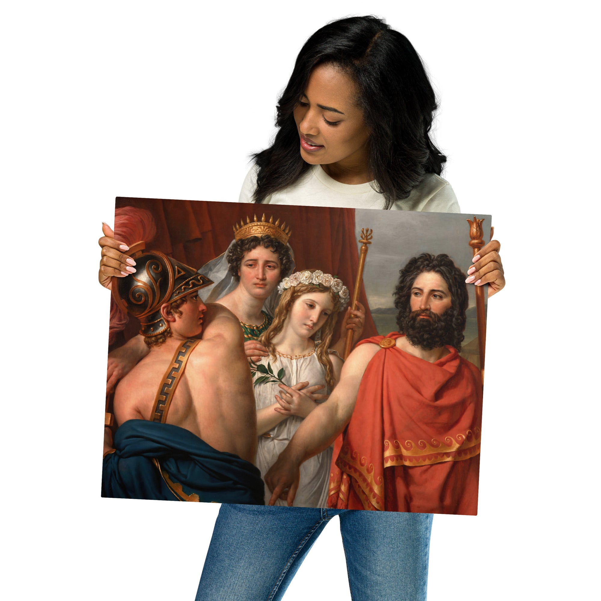 Metal prints Jacques Louis David French 1748 1825 The Anger of Achilles 1819