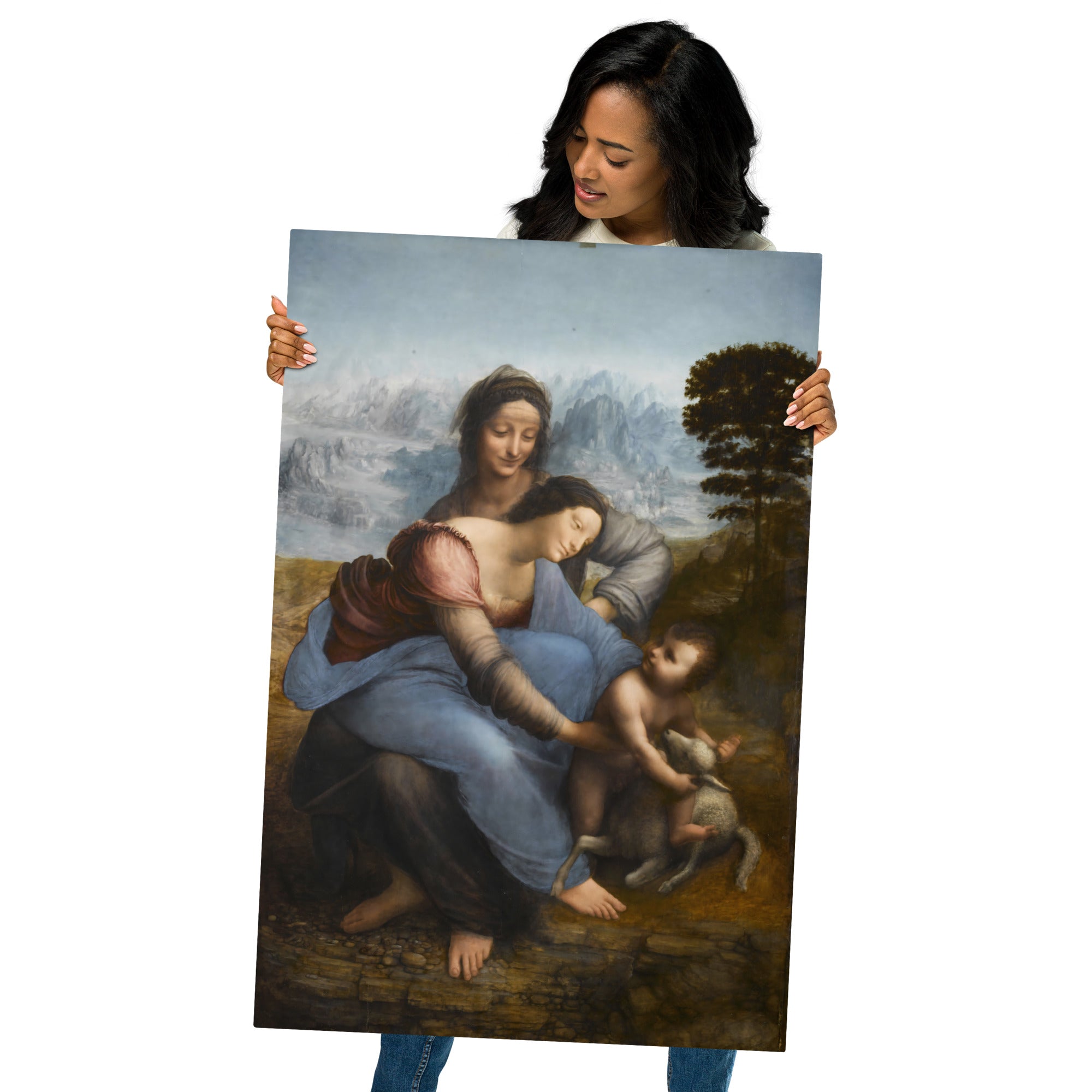 Metal prints Leonardo da Vinci Italian 1452 1519 Sainte Anne 1501 1519
