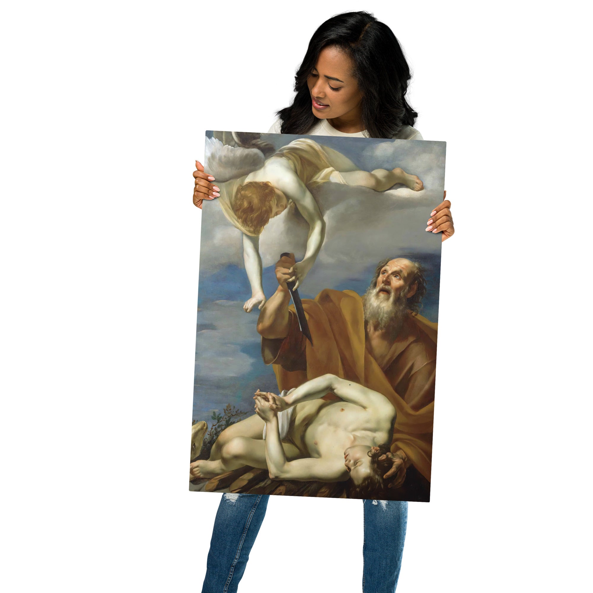 Metal prints Orazio Riminaldi Italian 1593 1630 The Sacrifice Of Isaac