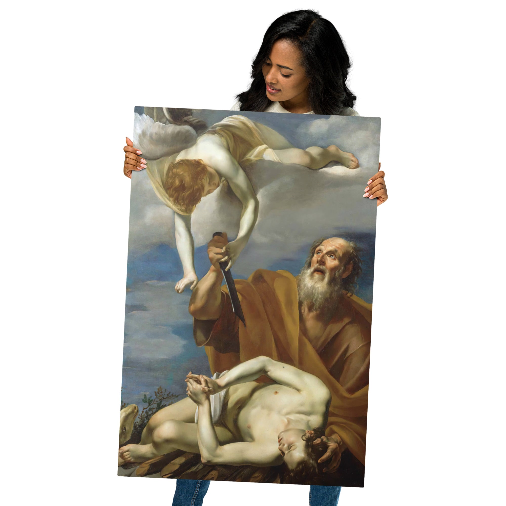 Metal prints Orazio Riminaldi Italian 1593 1630 The Sacrifice Of Isaac