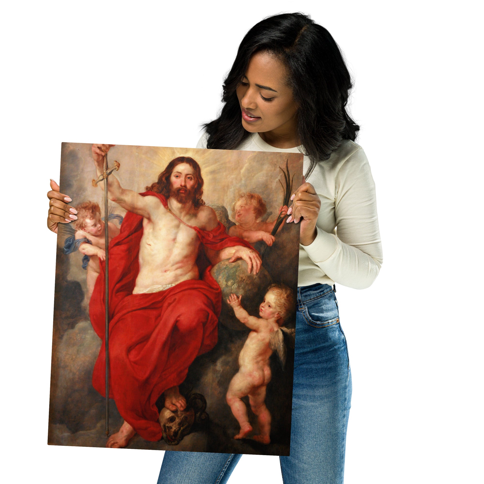 Metal prints Peter Paul Rubens Flemish 1577 1640 Christ triumphing over Death and Sin 1615