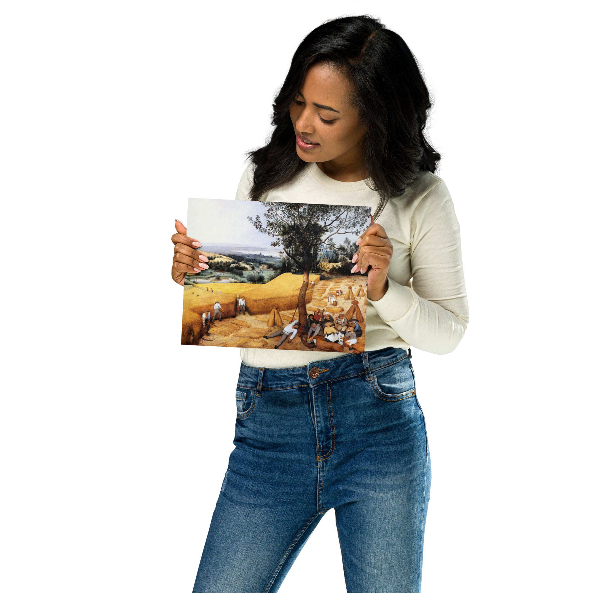 Metal prints Pieter Bruegel The Elder Flemish 1525 1569 The Harvesters 1565