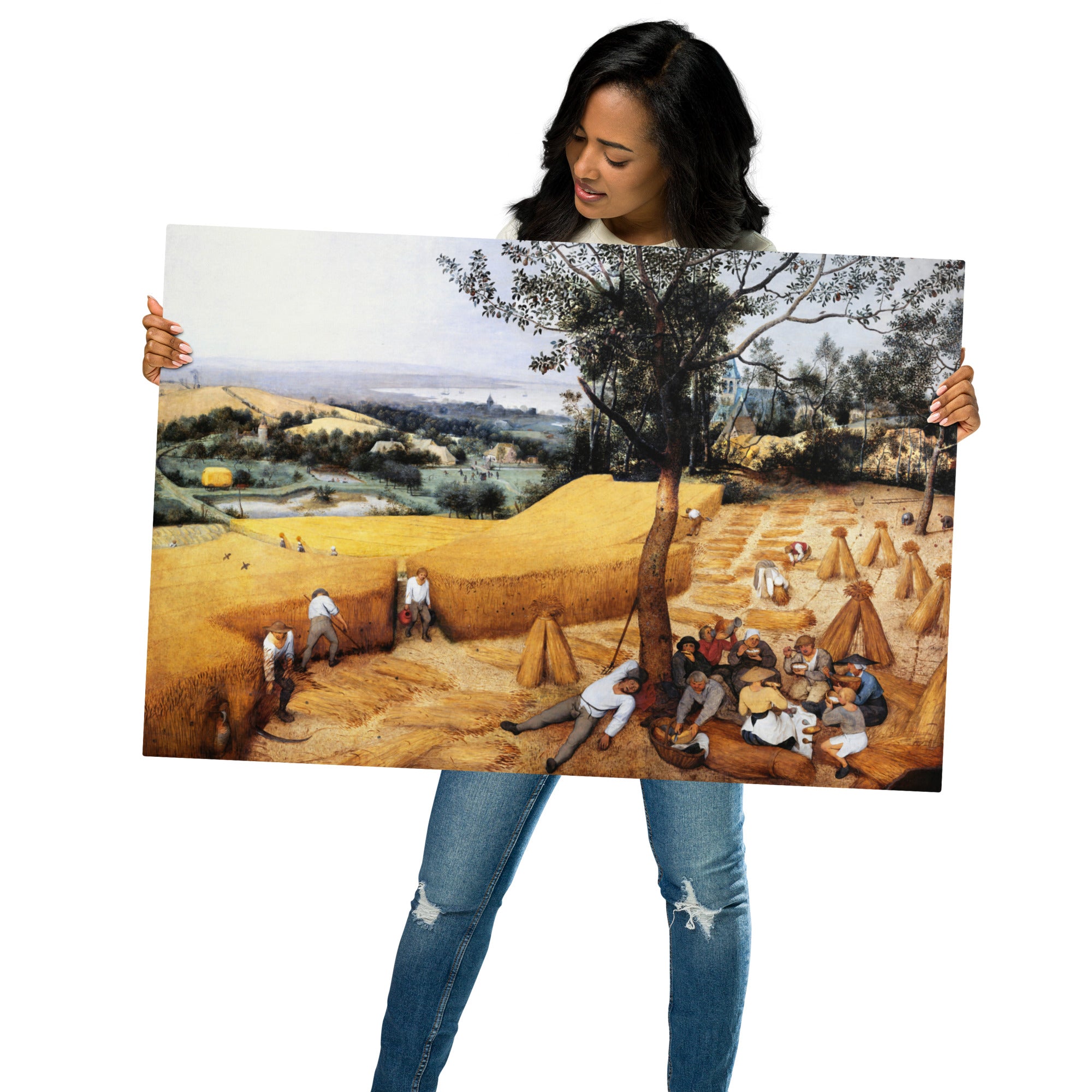 Metal prints Pieter Bruegel The Elder Flemish 1525 1569 The Harvesters 1565