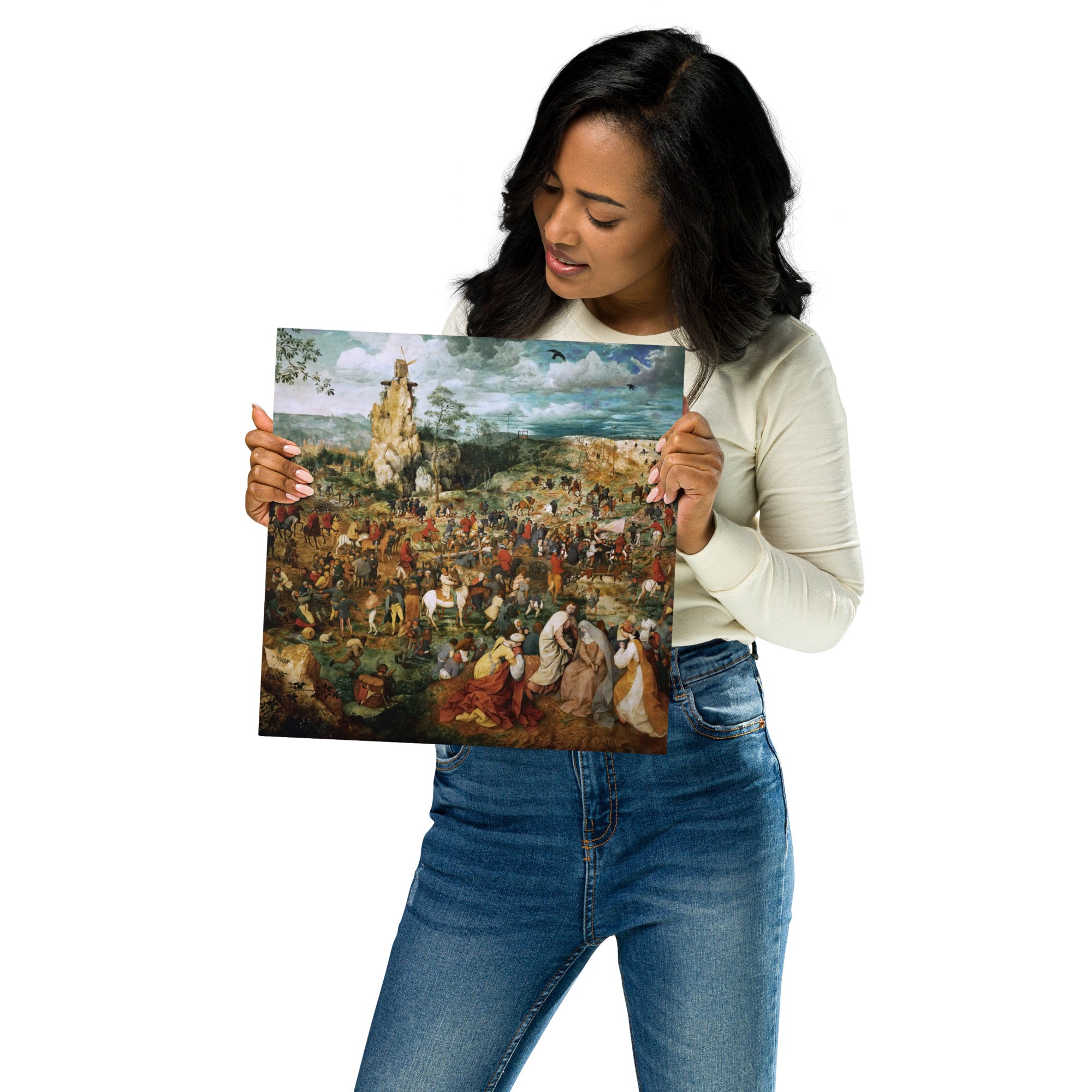 Metal prints Pieter Bruegel The Elder Flemish 1525 1569 The Procession To Calvary 1564