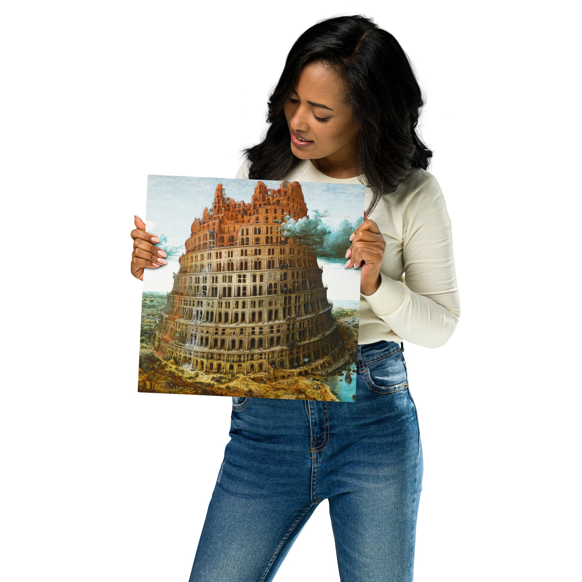 Metal prints Pieter Bruegel The Elder Flemish 1525 1569 The Tower of Babel 1563