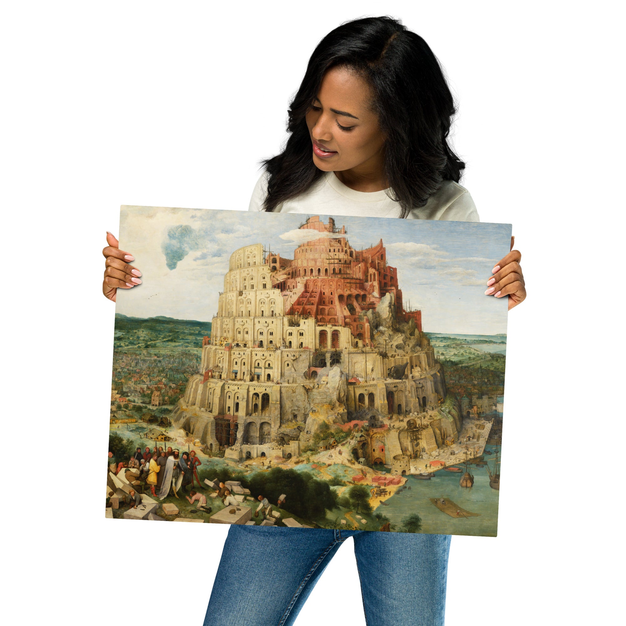 Metal prints Pieter Bruegel The Elder Flemish 1525 1569 The Tower Of Babel (Vienna)