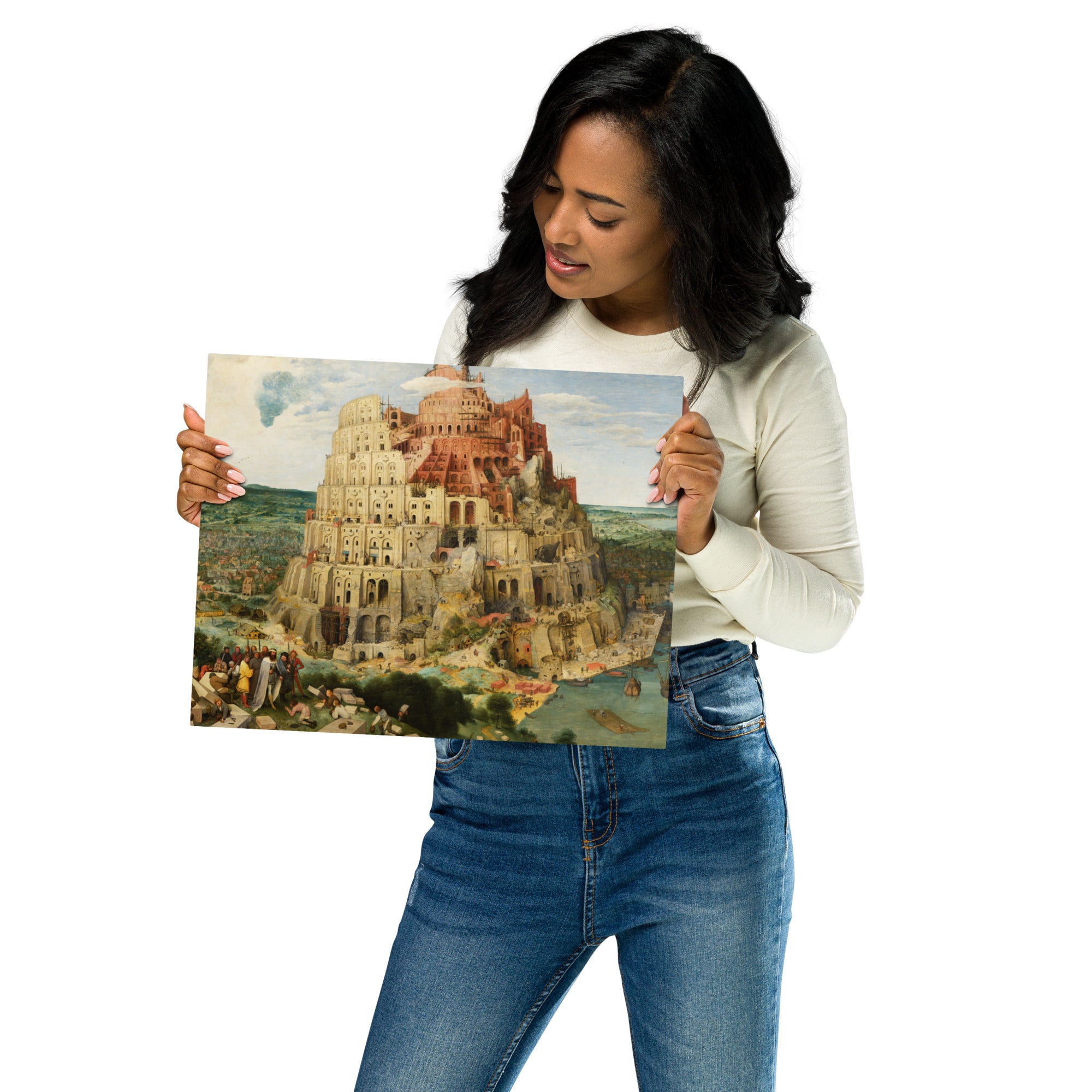 Metal prints Pieter Bruegel The Elder Flemish 1525 1569 The Tower Of Babel (Vienna)