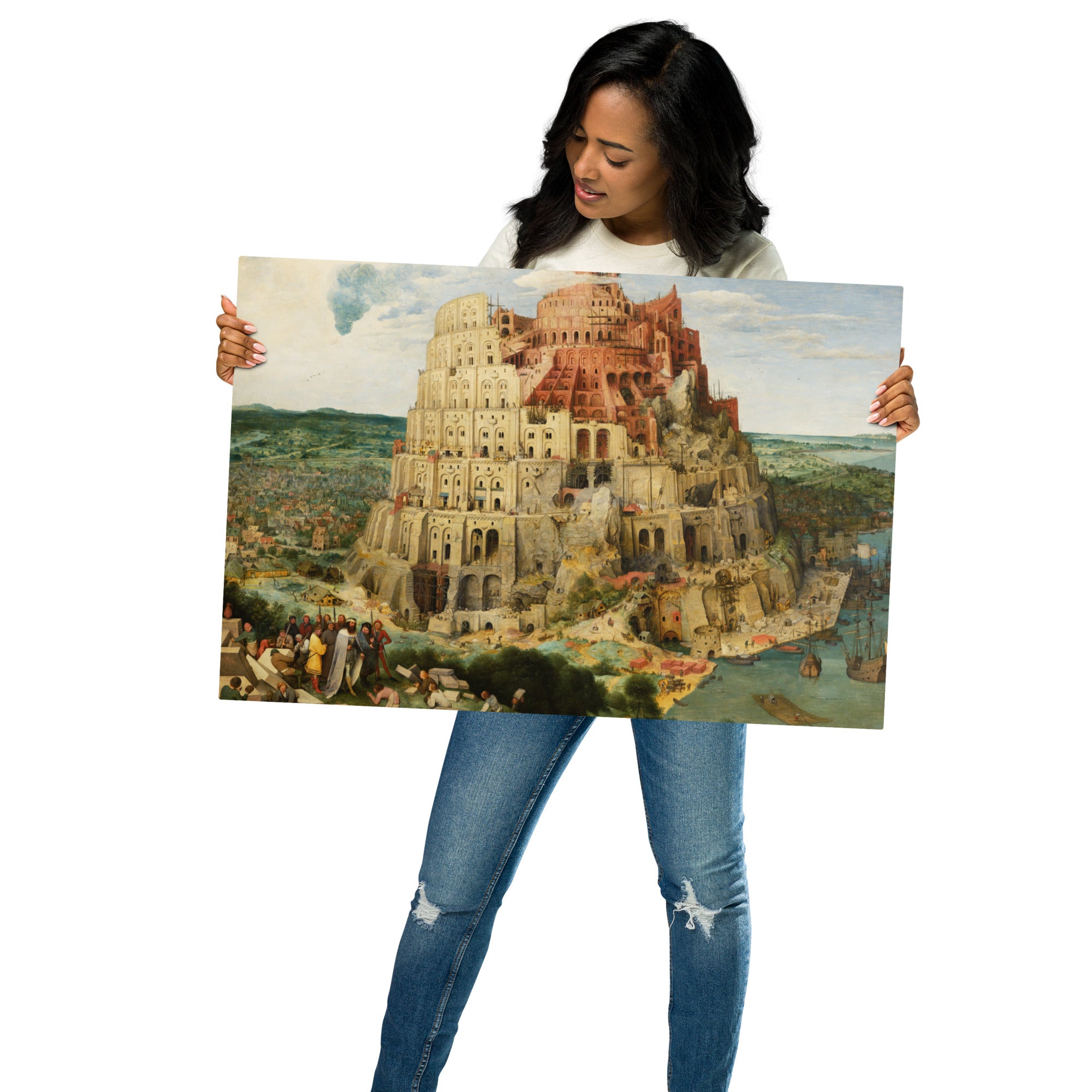 Metal prints Pieter Bruegel The Elder Flemish 1525 1569 The Tower Of Babel (Vienna)