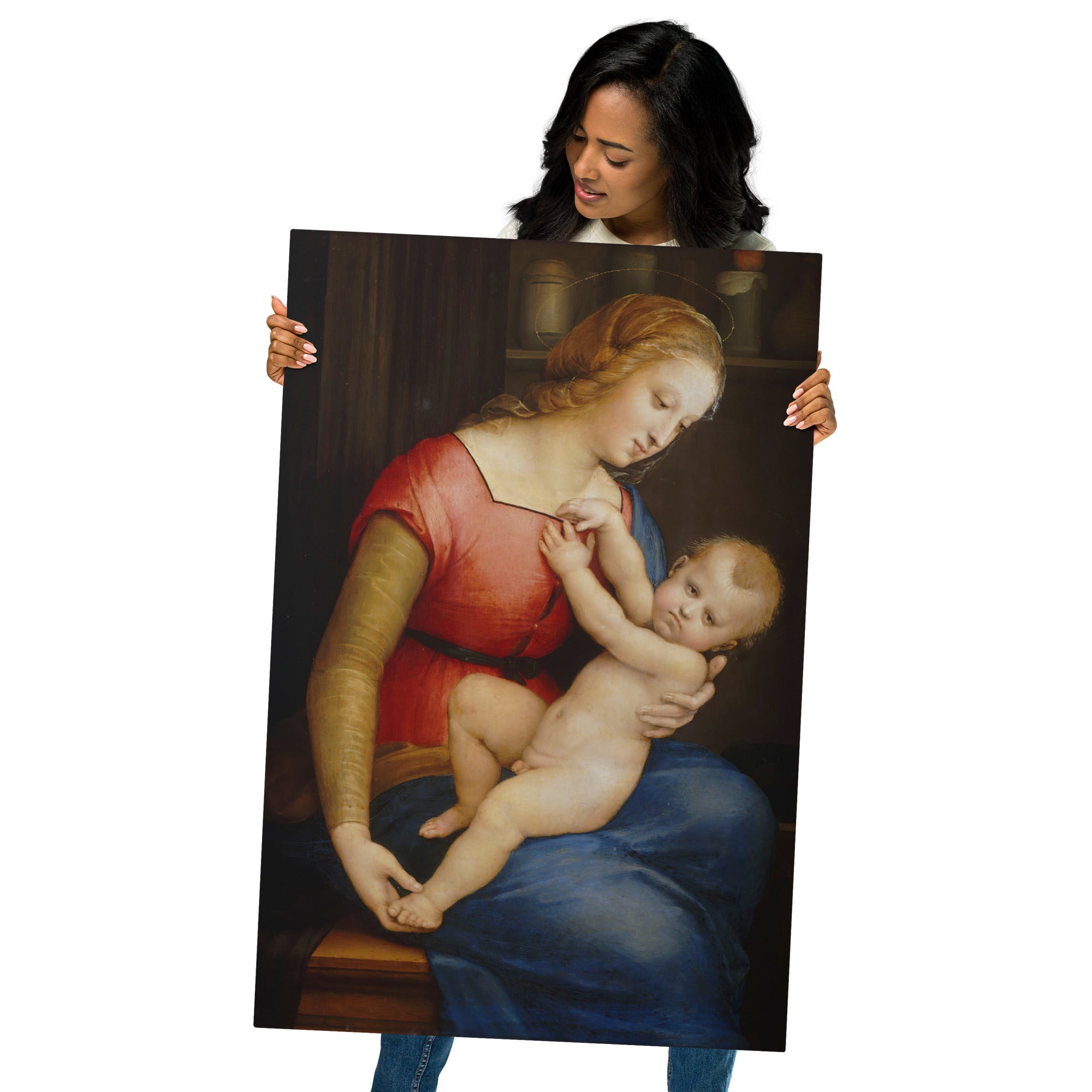 Metal prints Raphael Italian 1483 1520 La Madone De La Maison D’orléans