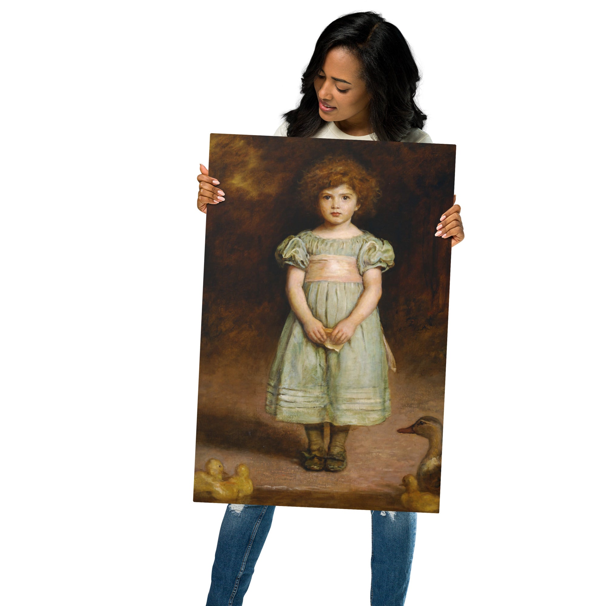 Metal prints Sir John Everett Millais English Ducklings 1829 1896