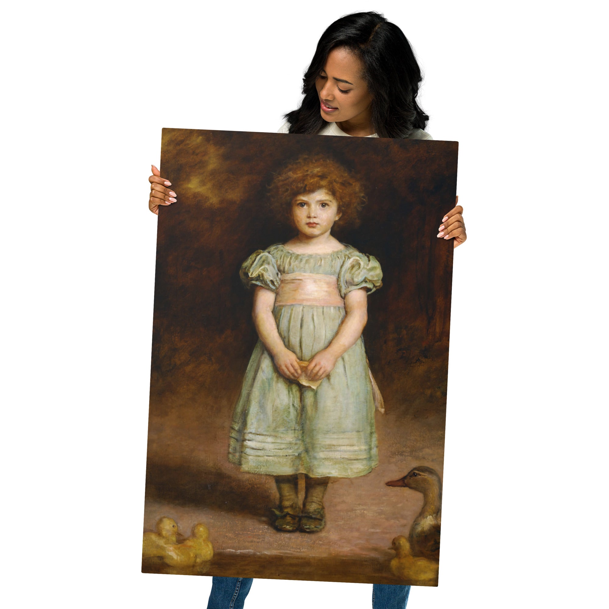 Metal prints Sir John Everett Millais English Ducklings 1829 1896