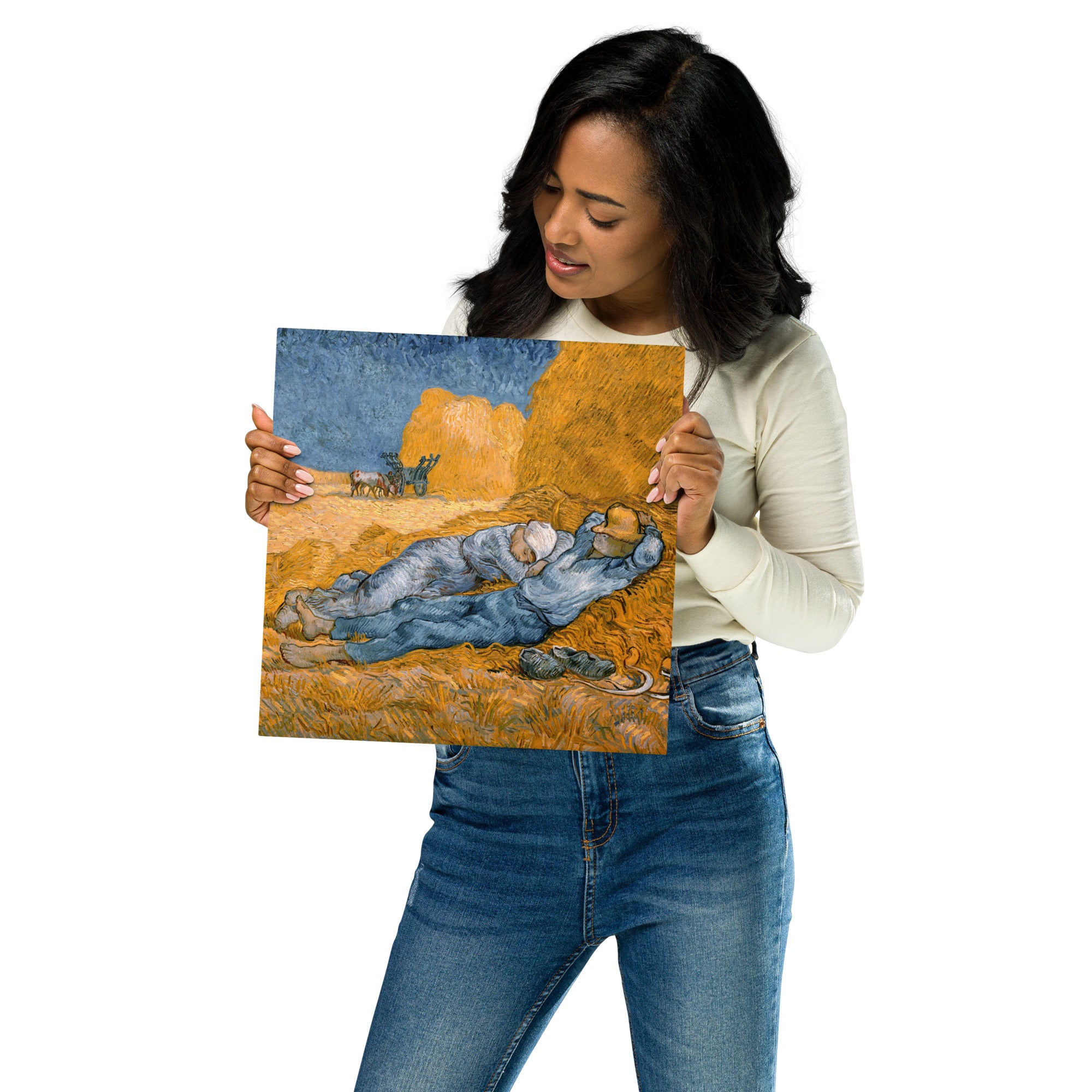 Metal prints Vincent van Gogh Dutch 1853 1890 Noon rest from work