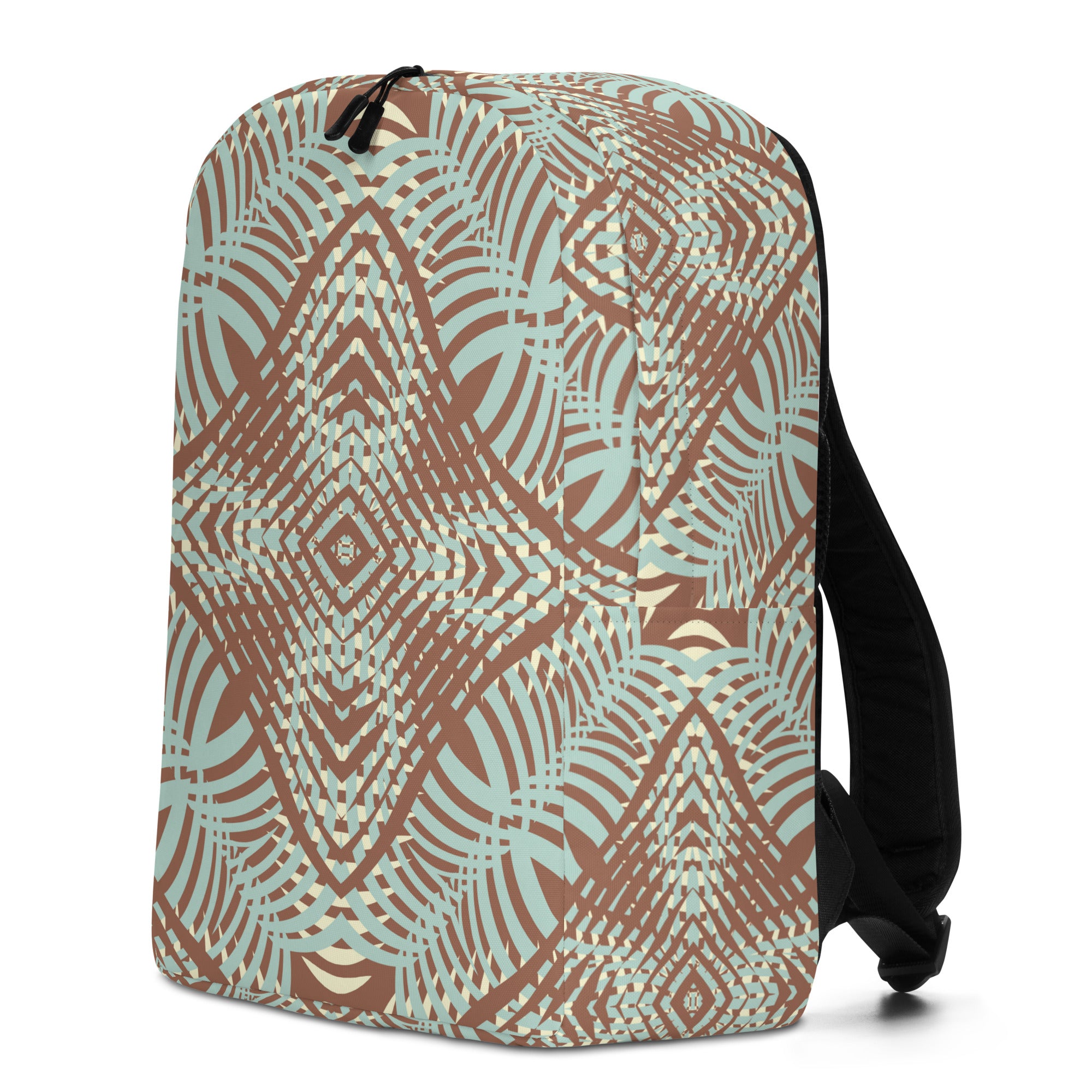Minimalist Backpack African Motif Pattern II