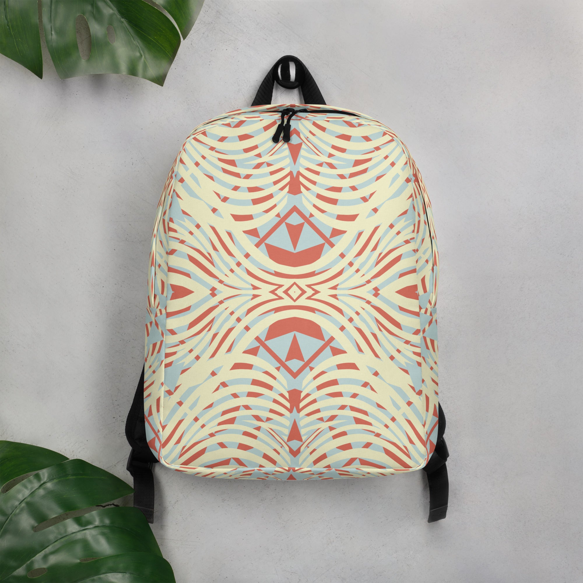 Minimalist Backpack African Motif Pattern III