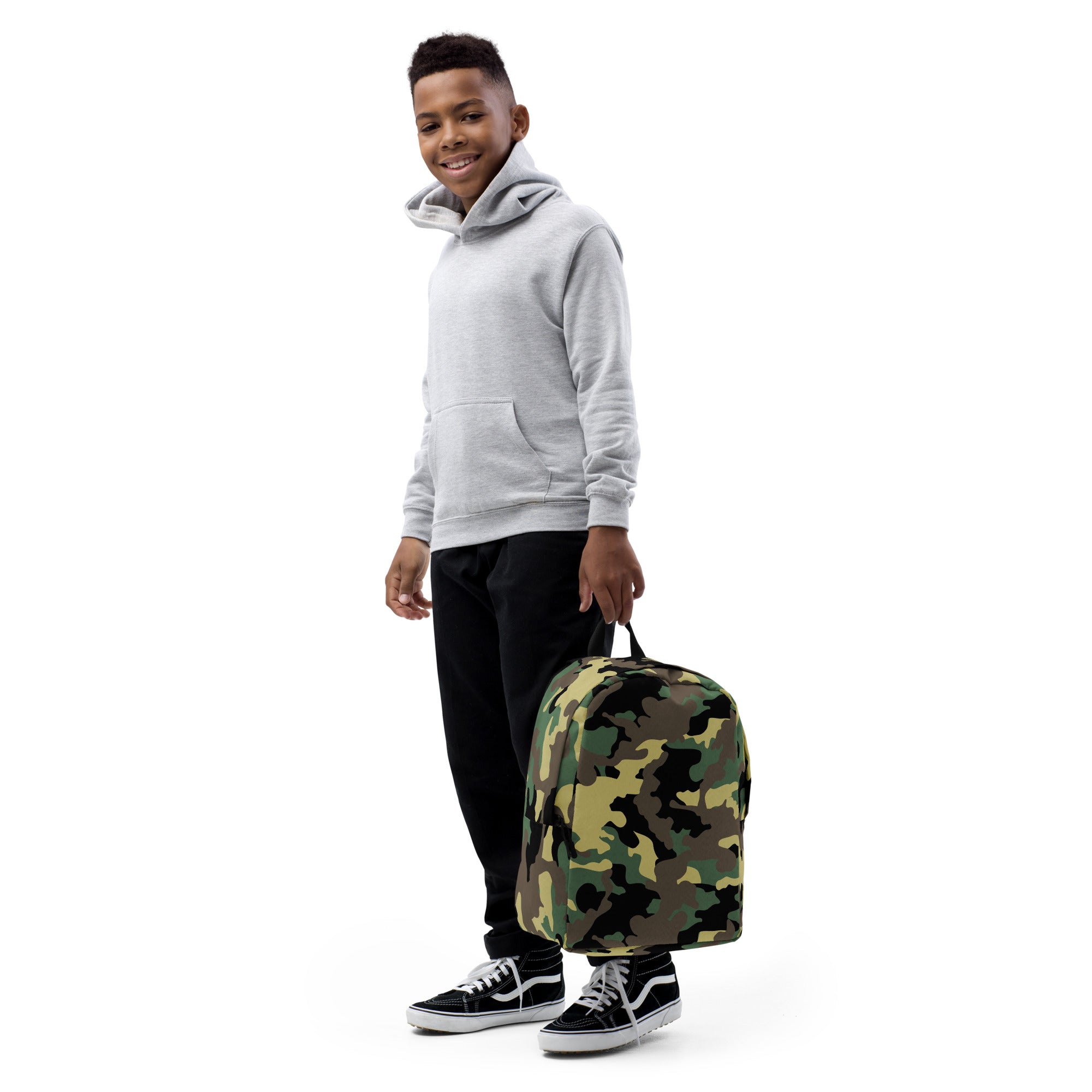 Minimalist Backpack Camo Green