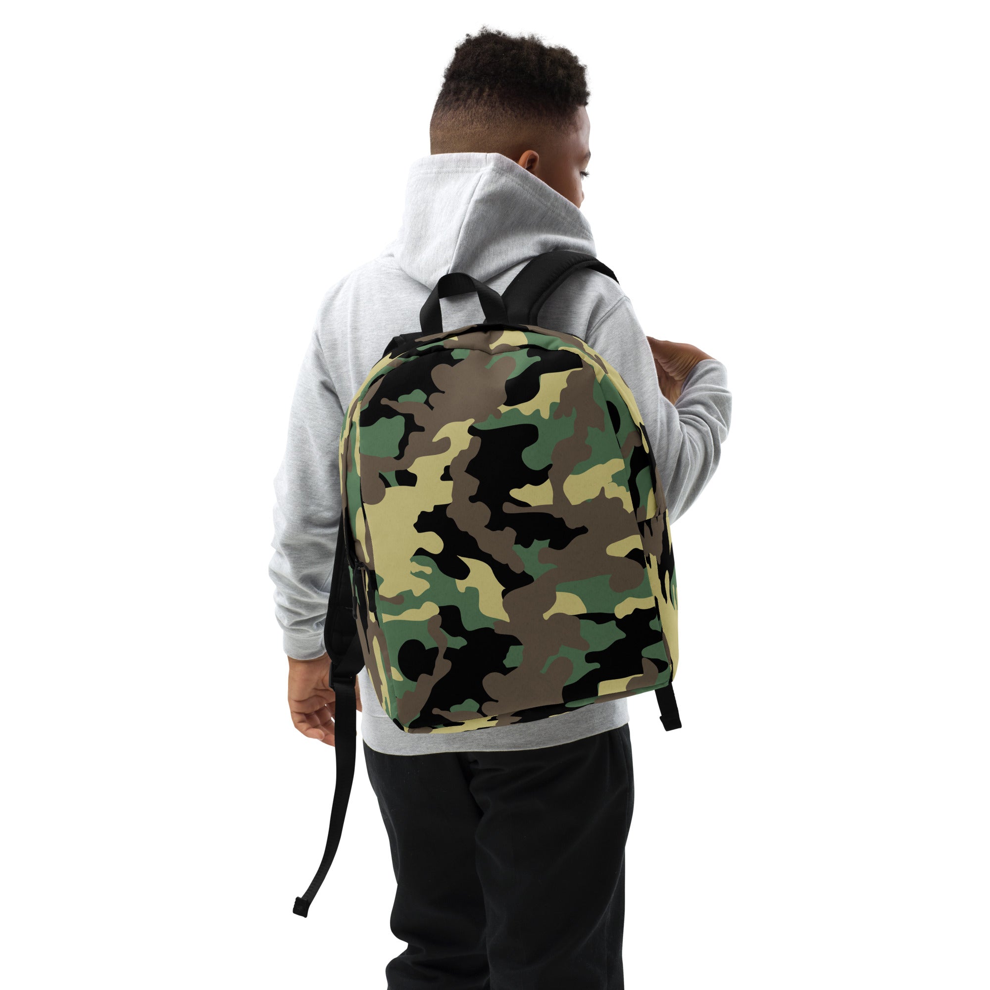 Minimalist Backpack Camo Green