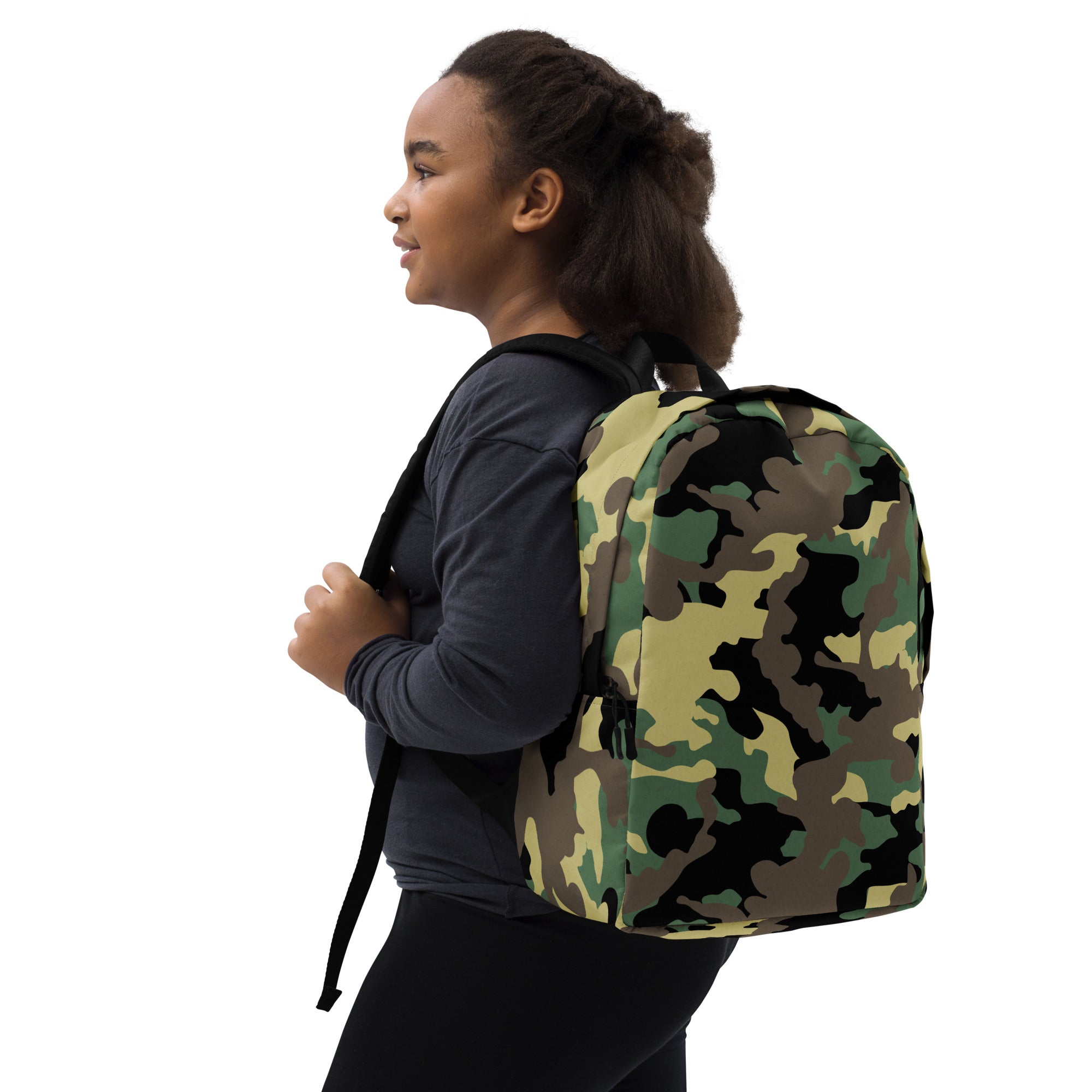 Minimalist Backpack Camo Green