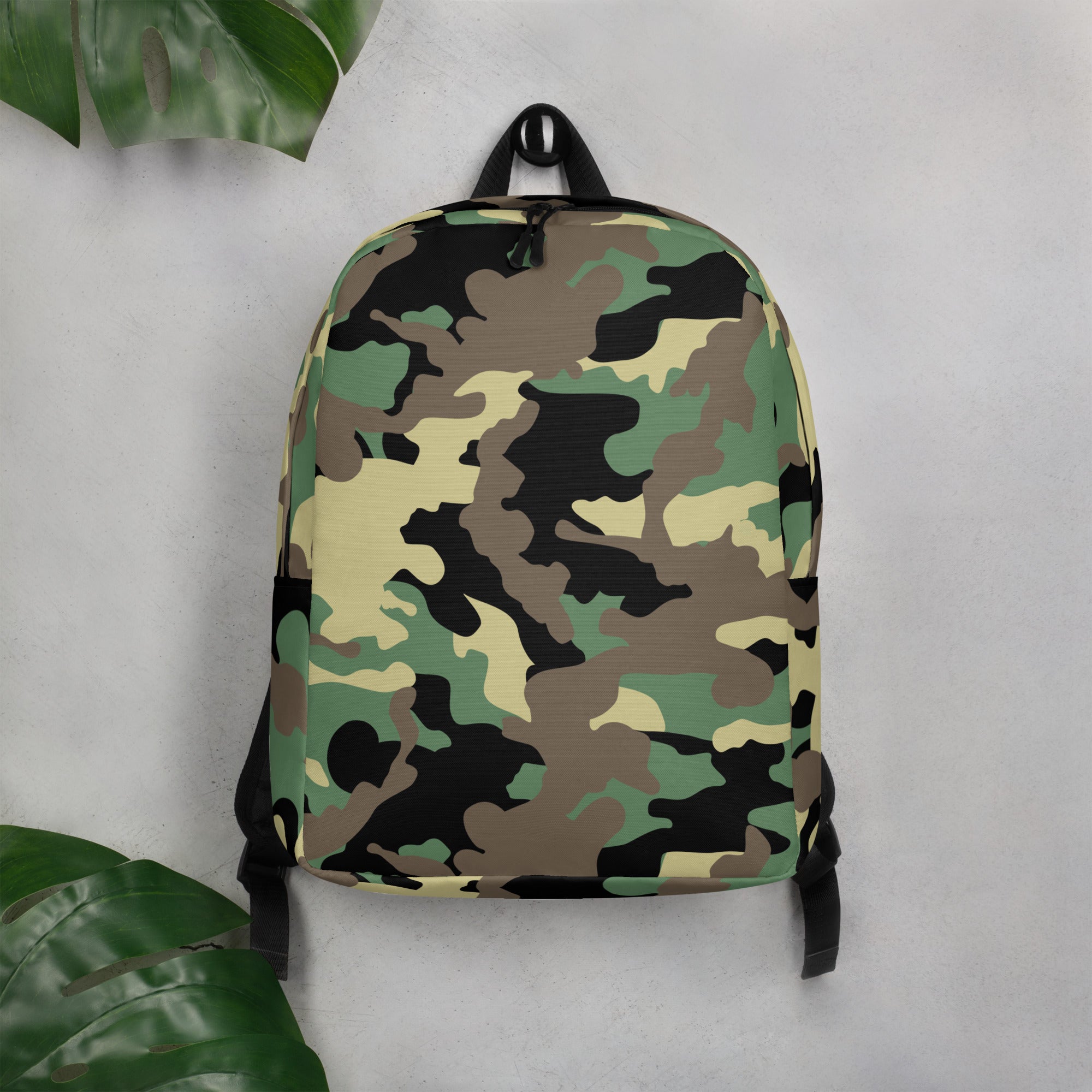 Minimalist Backpack Camo Green