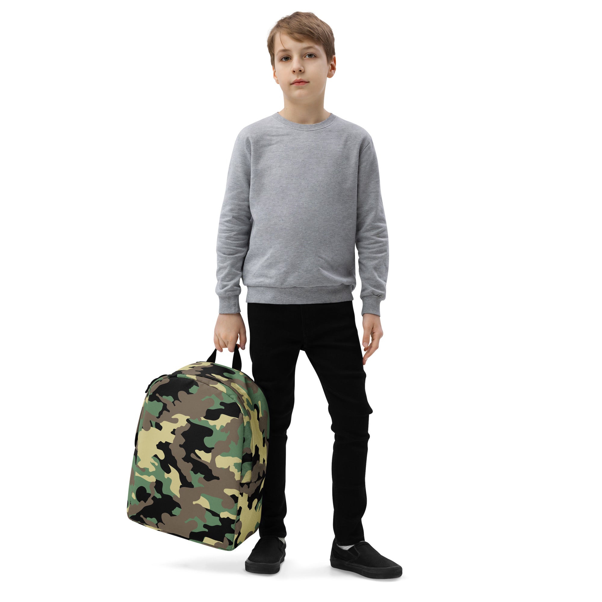 Minimalist Backpack Camo Green