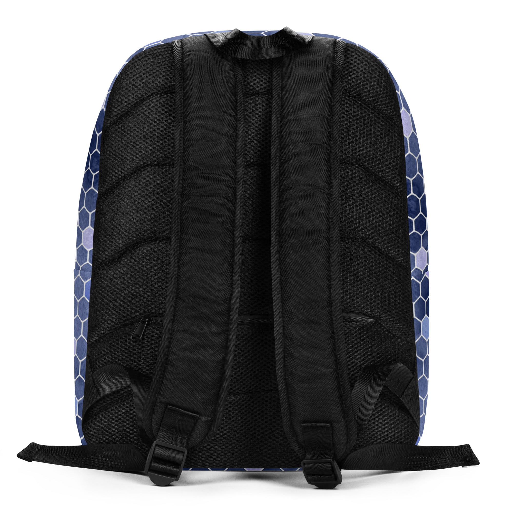 Minimalist Backpack Honeycomb Blue