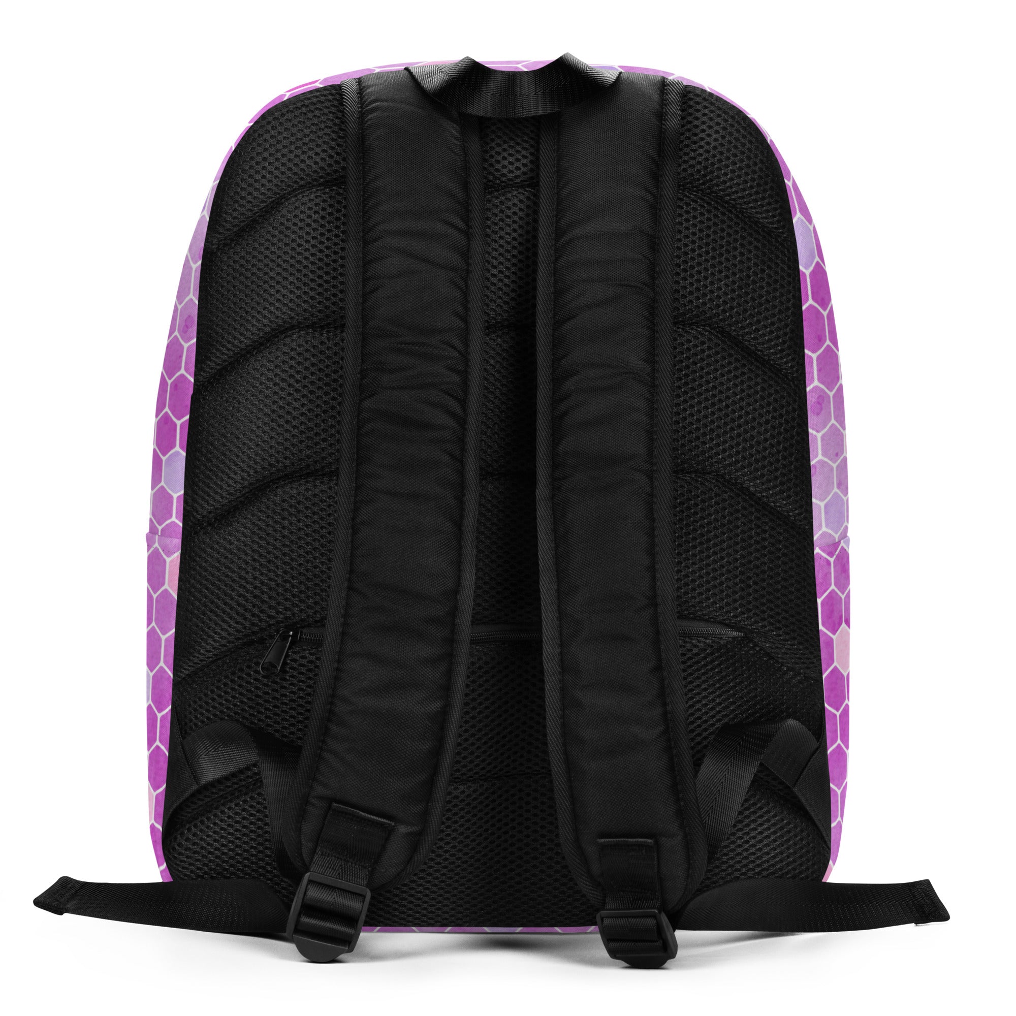Minimalist Backpack Honeycomb Pink