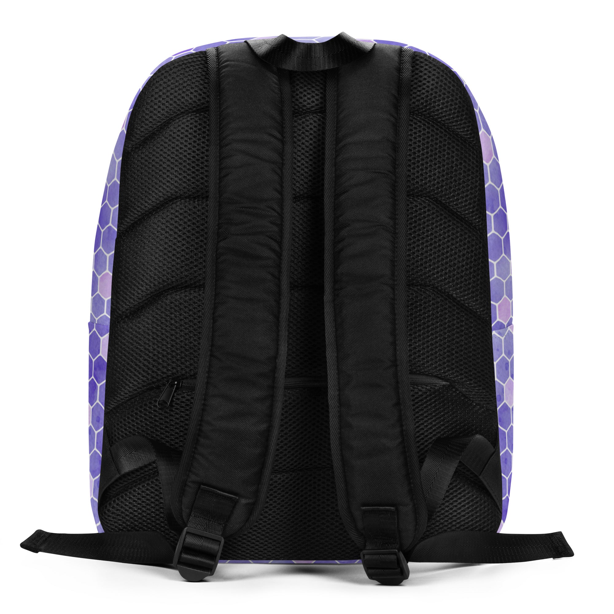 Minimalist Backpack Honeycomb Purple