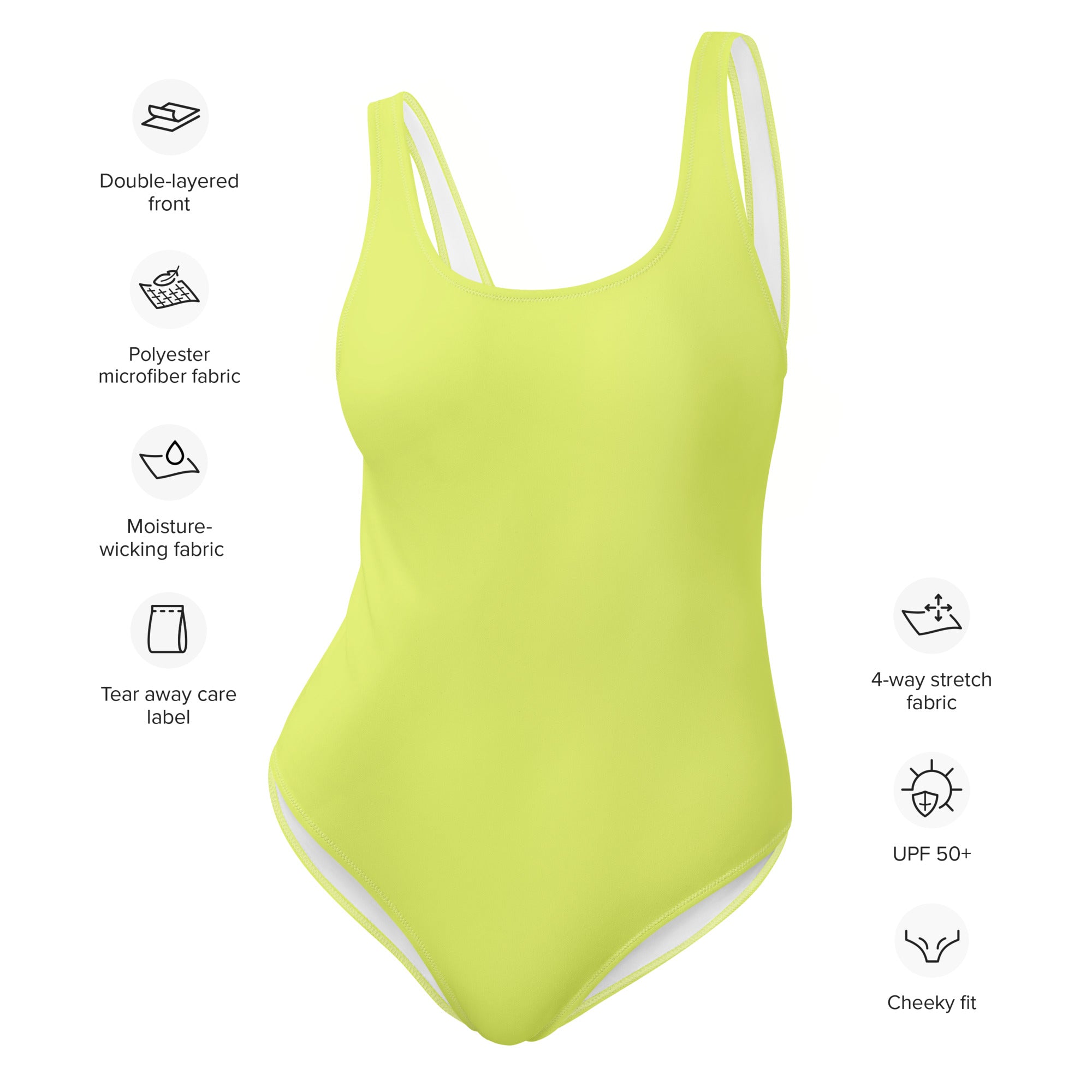 One Piece Swimsuit Yellow