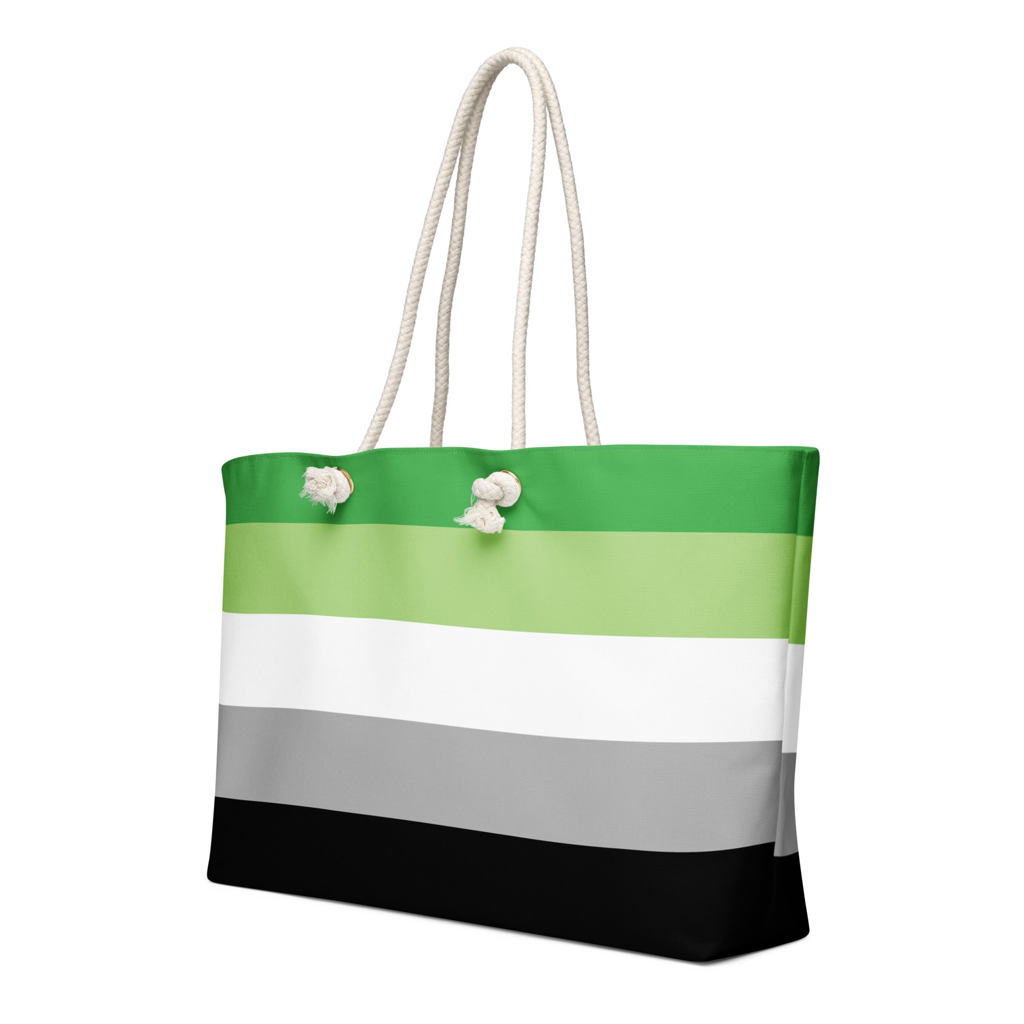 Oversized weekender bag Aromantic Flag