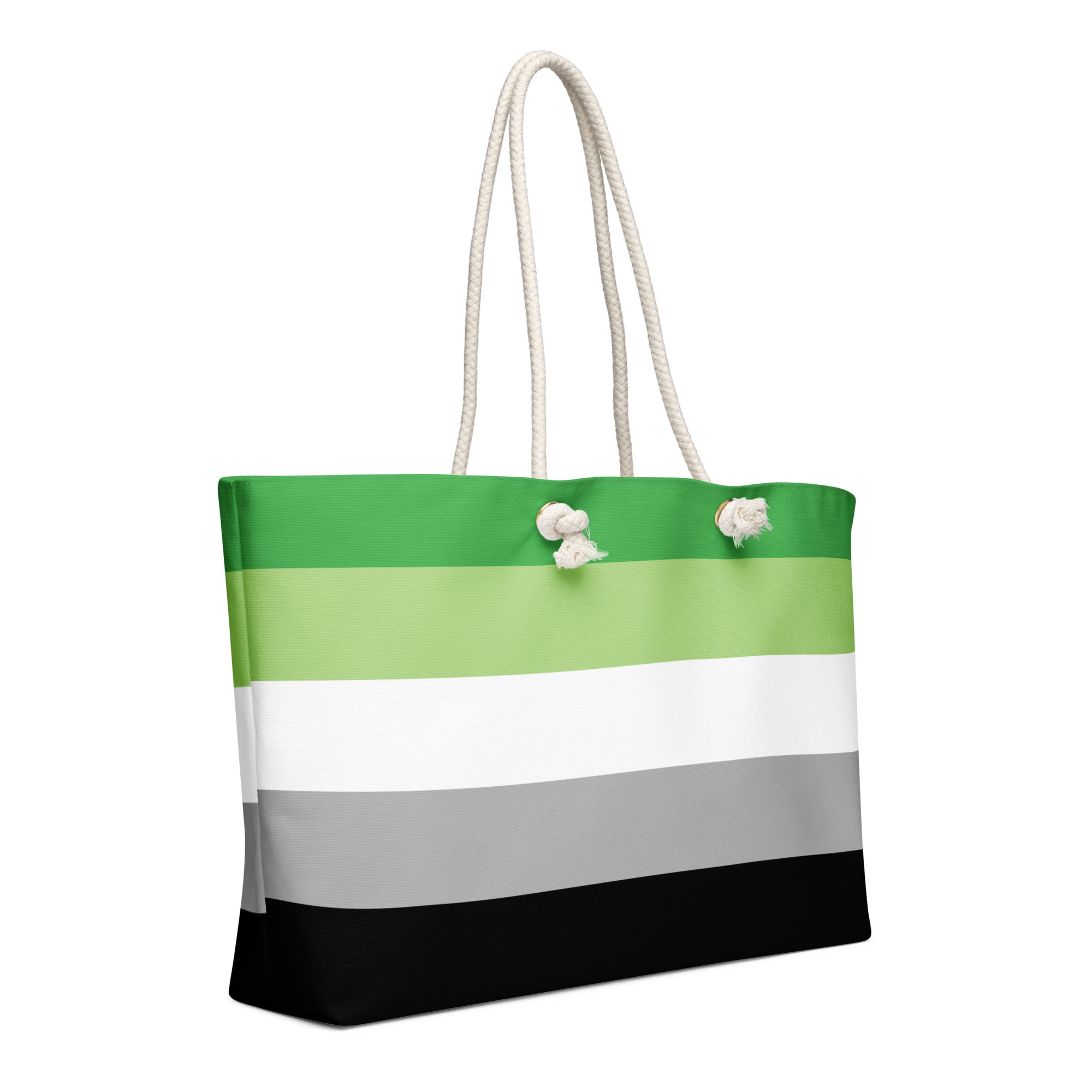 Oversized weekender bag Aromantic Flag