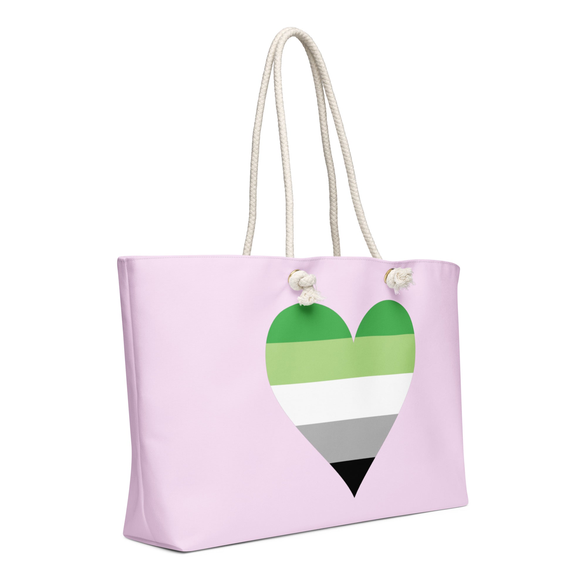 Oversized weekender bag Aromantic Heart