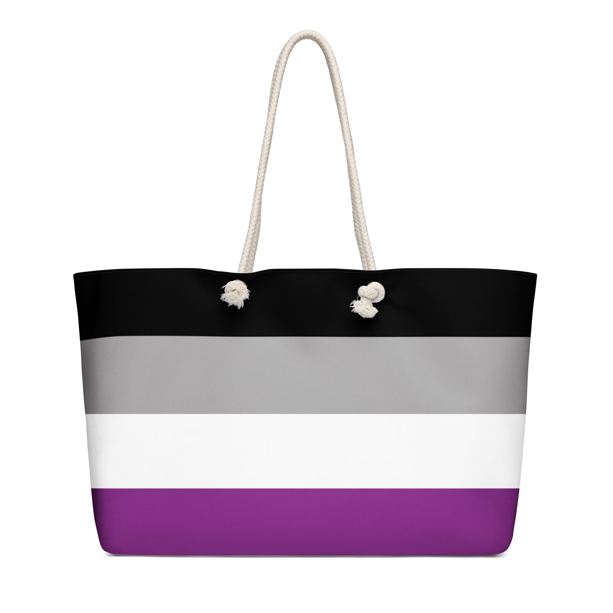 Oversized weekender bag Asexual Flag