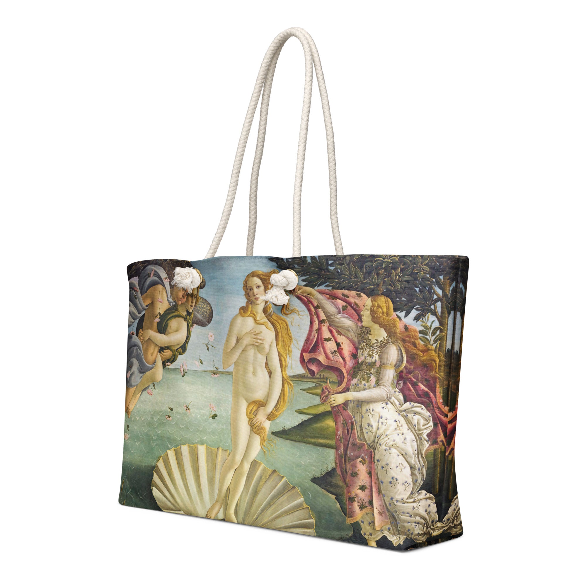 Oversized weekender bag Birth of Venus