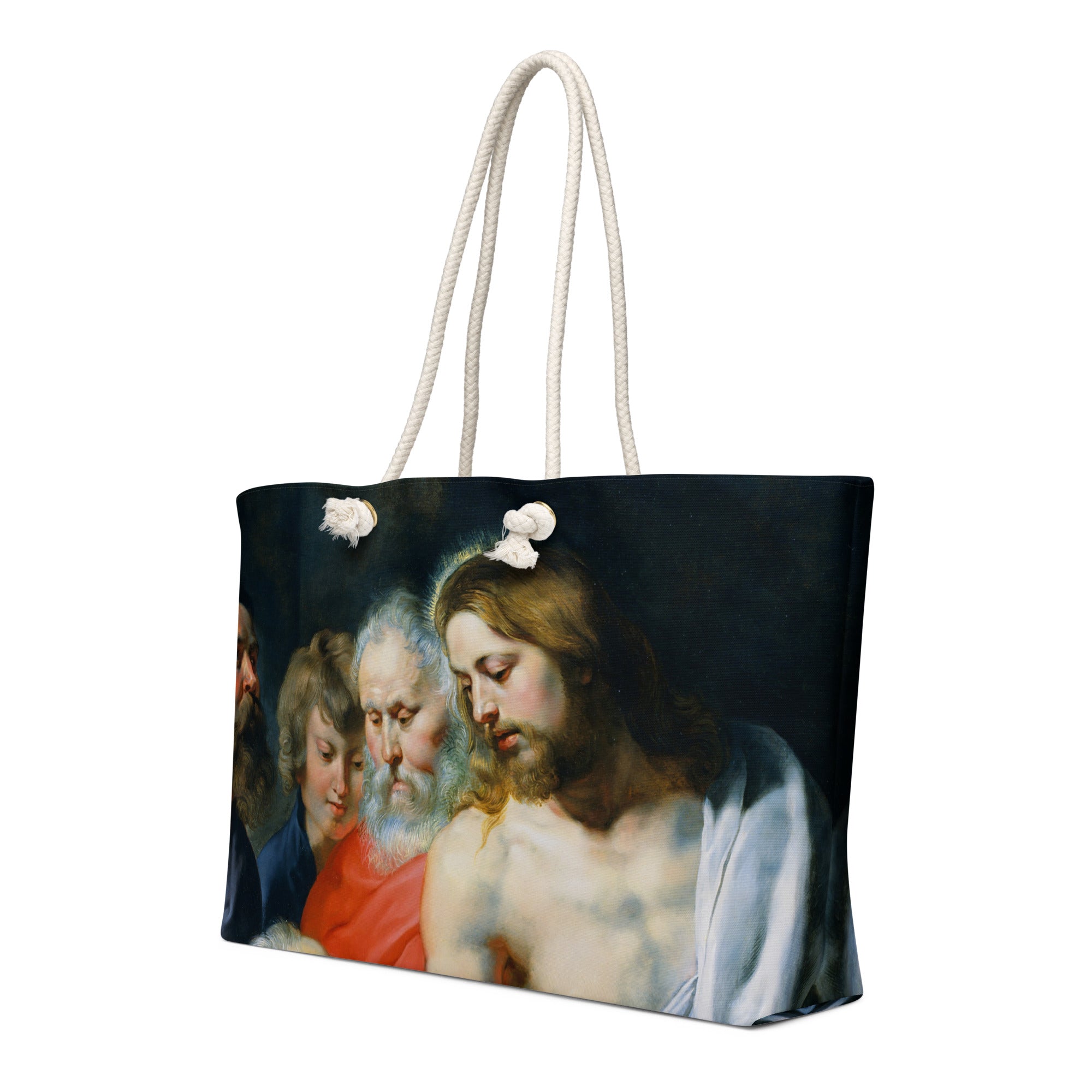 Oversized weekender bag Christ Charge to Peter