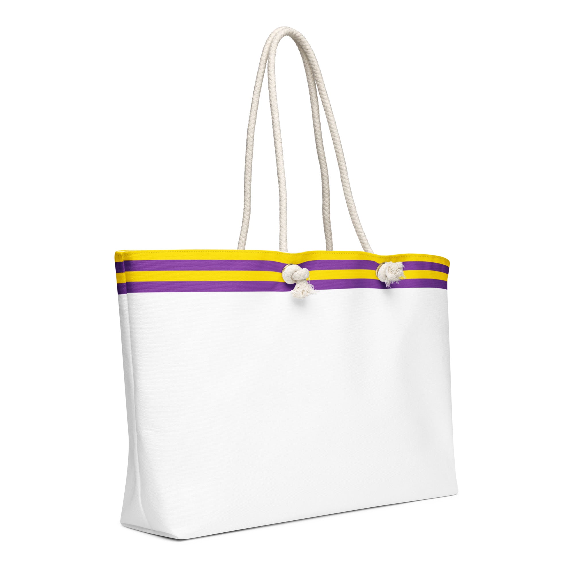 Oversized weekender bag Intersex Flag Stripe
