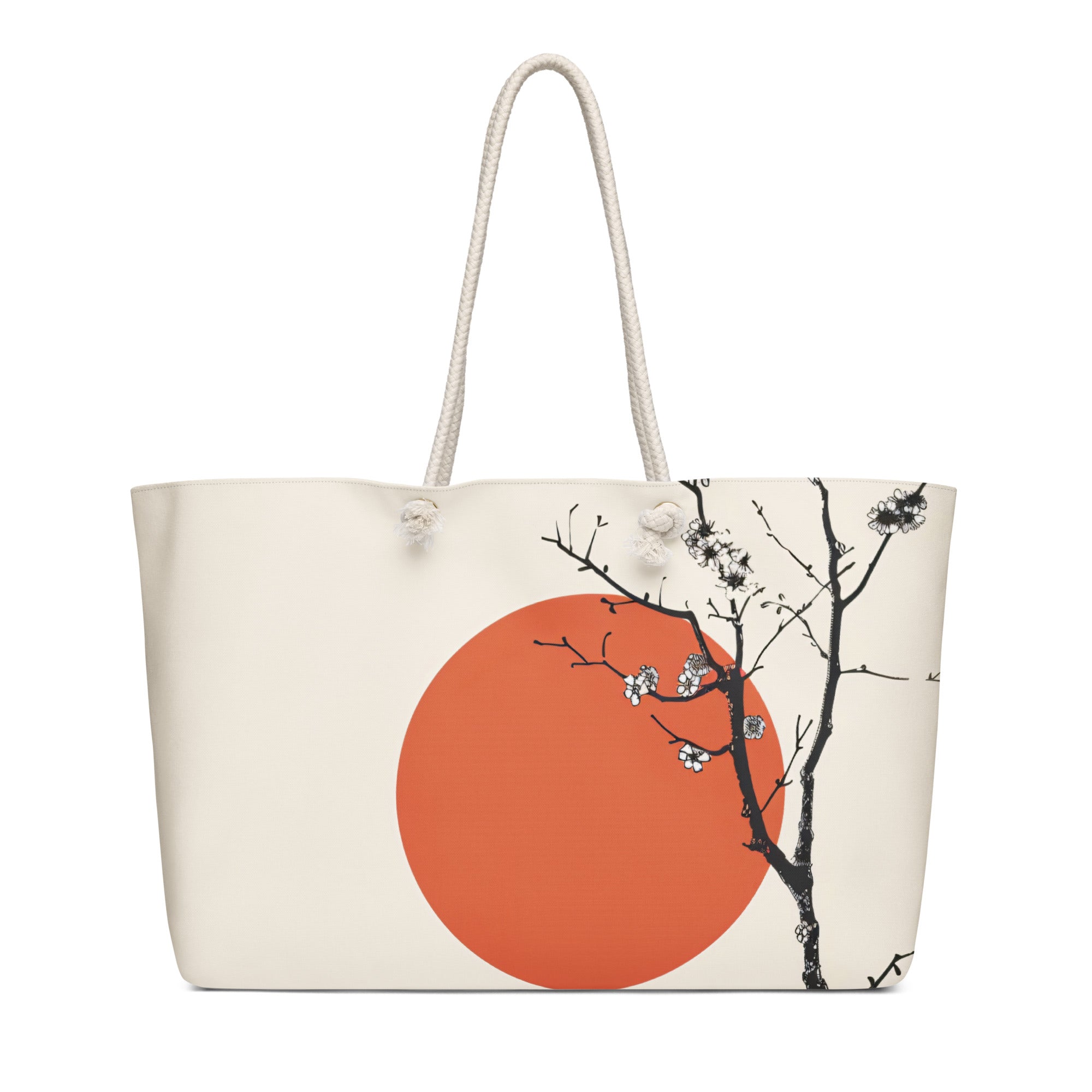 Oversized weekender bag Japanese Sunset I