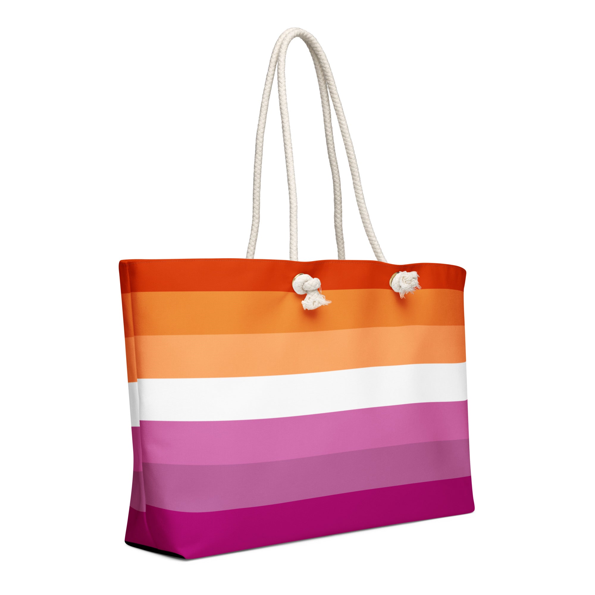 Oversized weekender bag Lesbian Flag