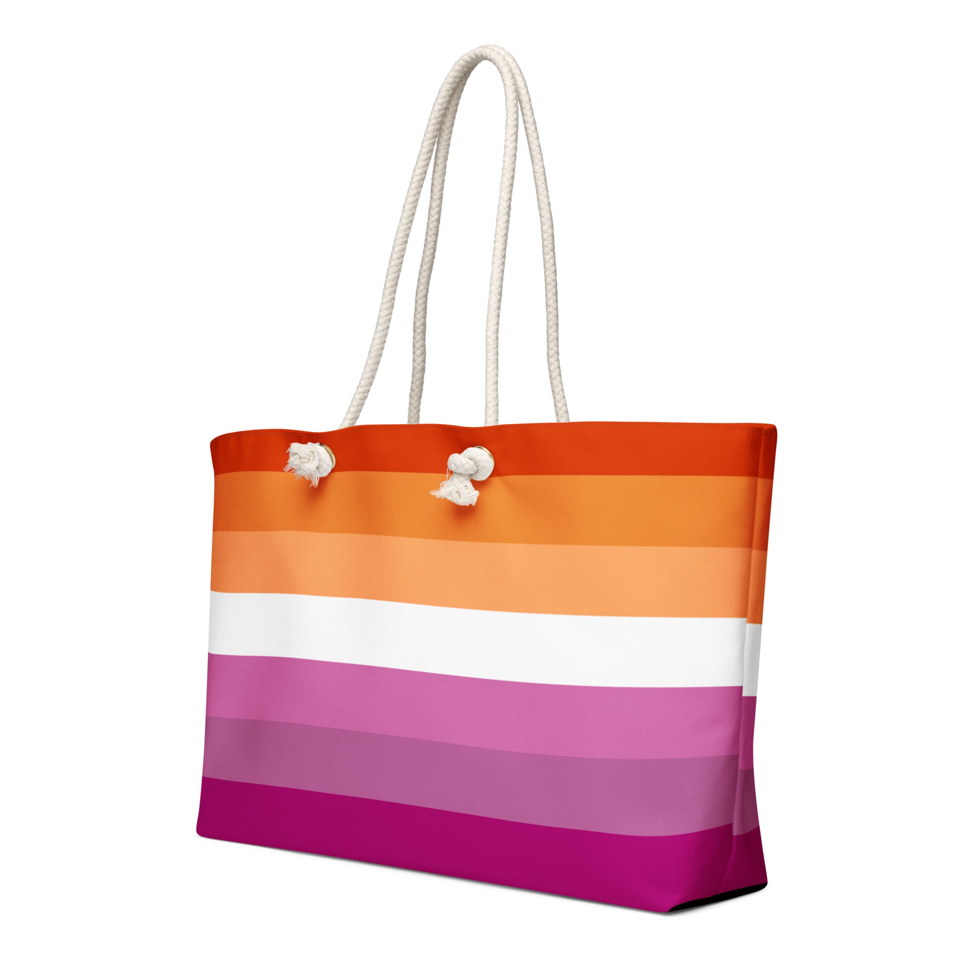 Oversized weekender bag Lesbian Flag
