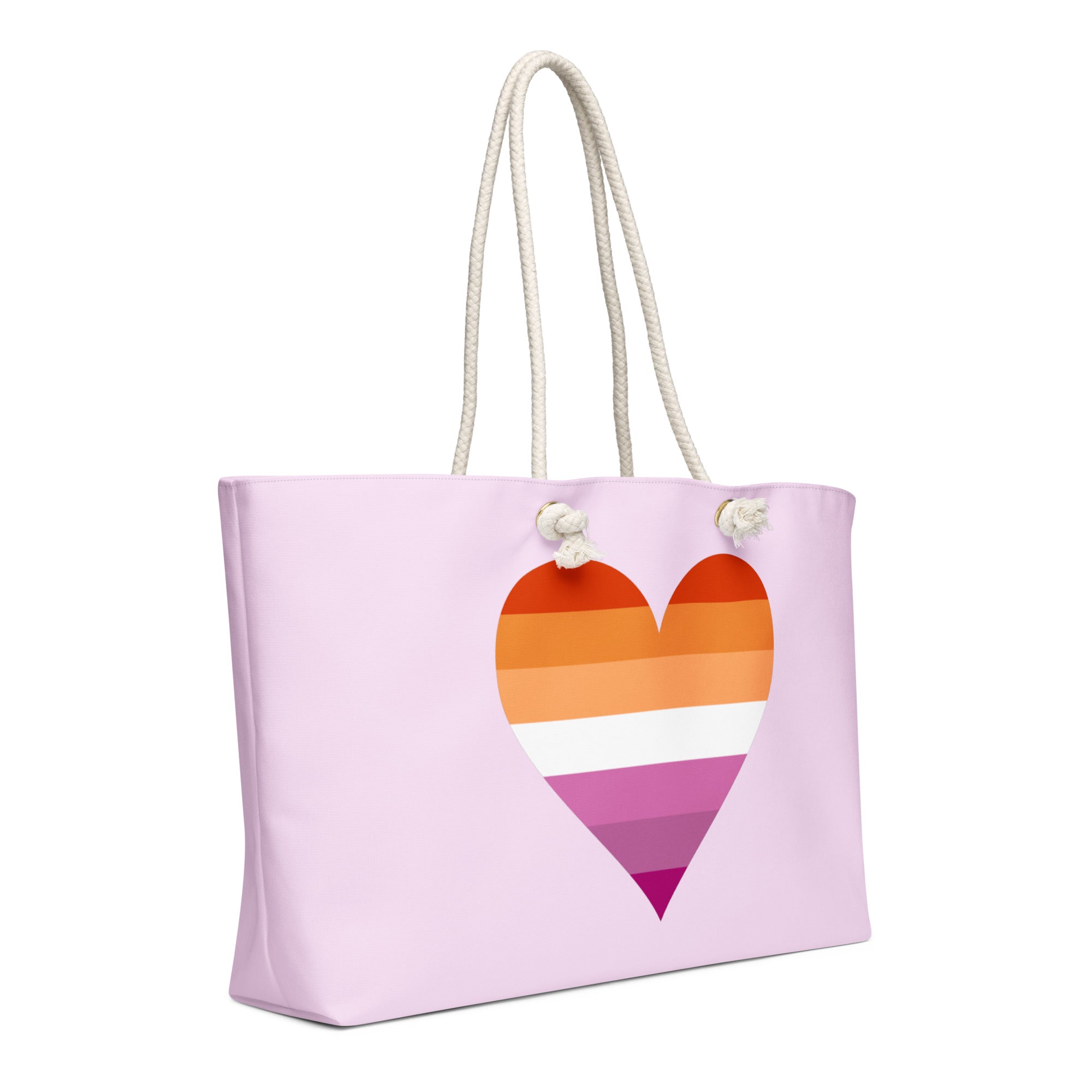 Oversized weekender bag Lesbian Heart