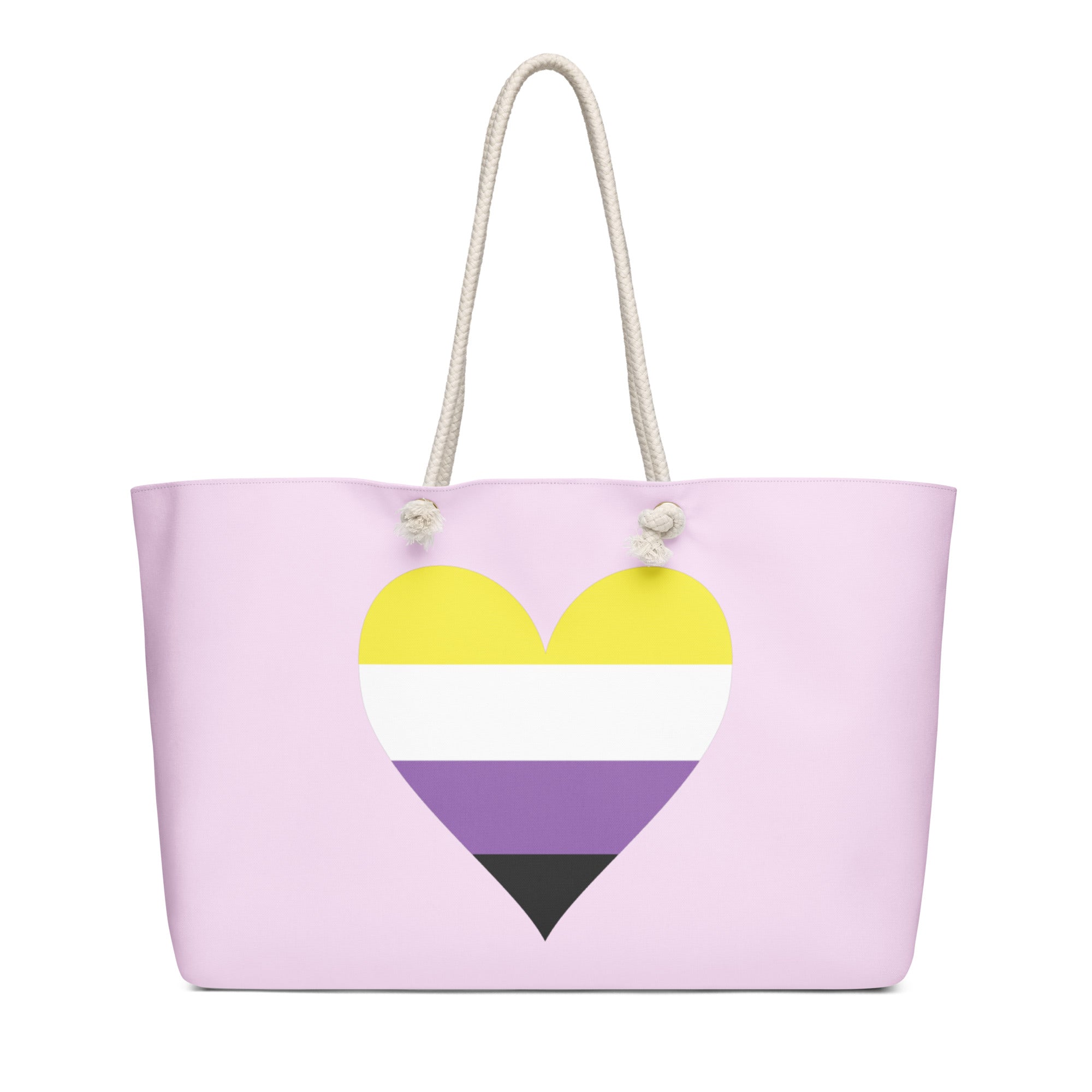 Oversized weekender bag Non Binary Heart