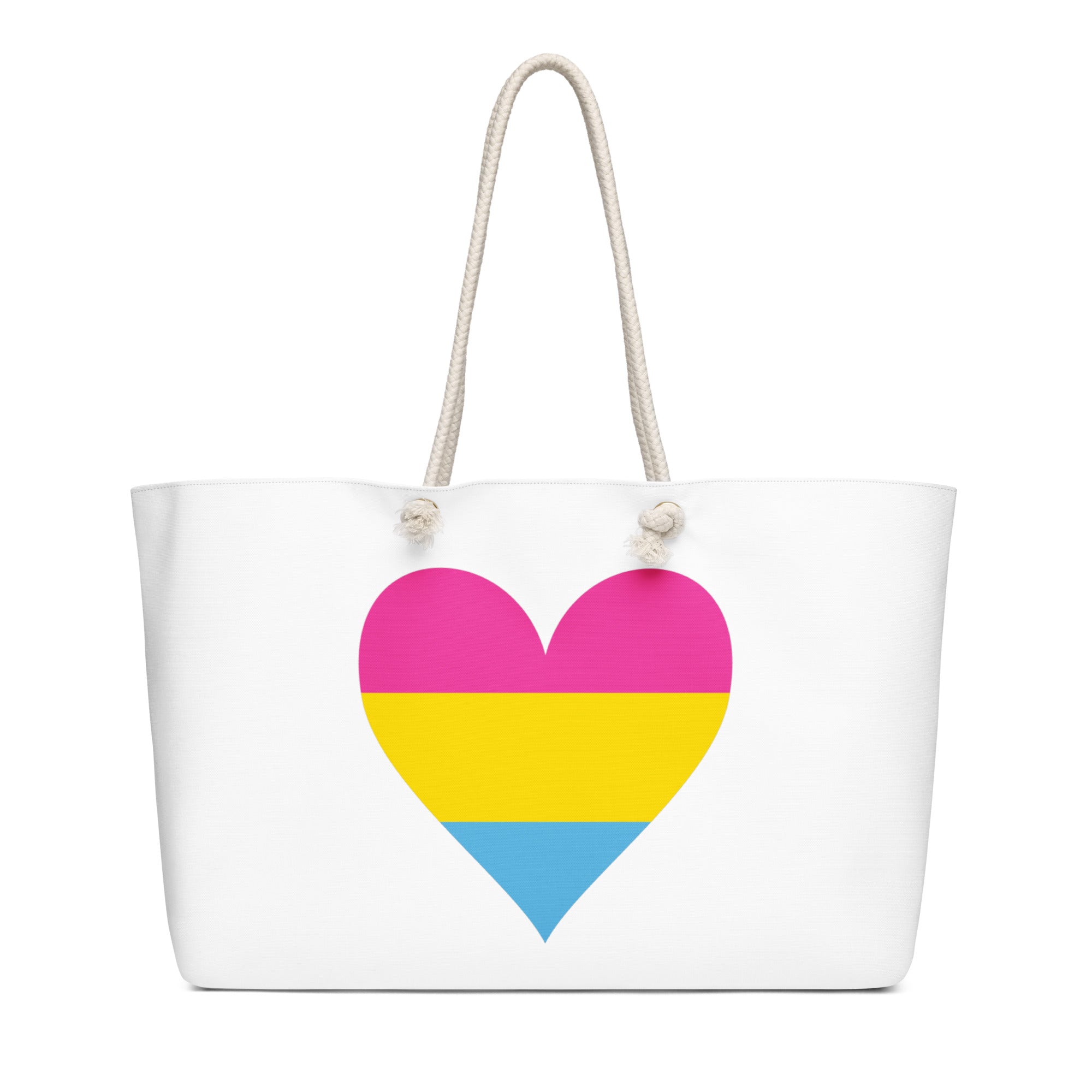 Oversized weekender bag Pansexual Heart