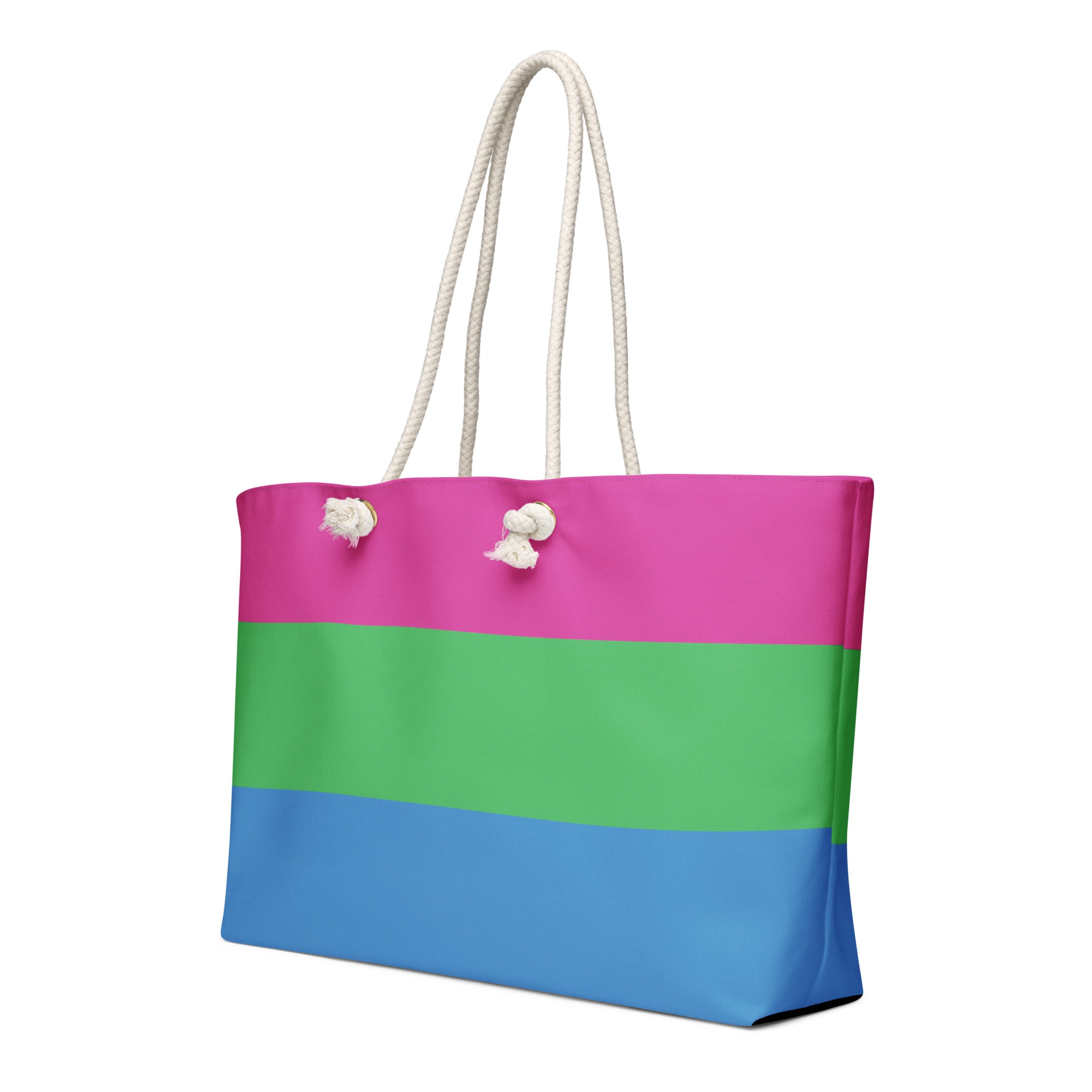 Oversized weekender bag Polysexual Flag