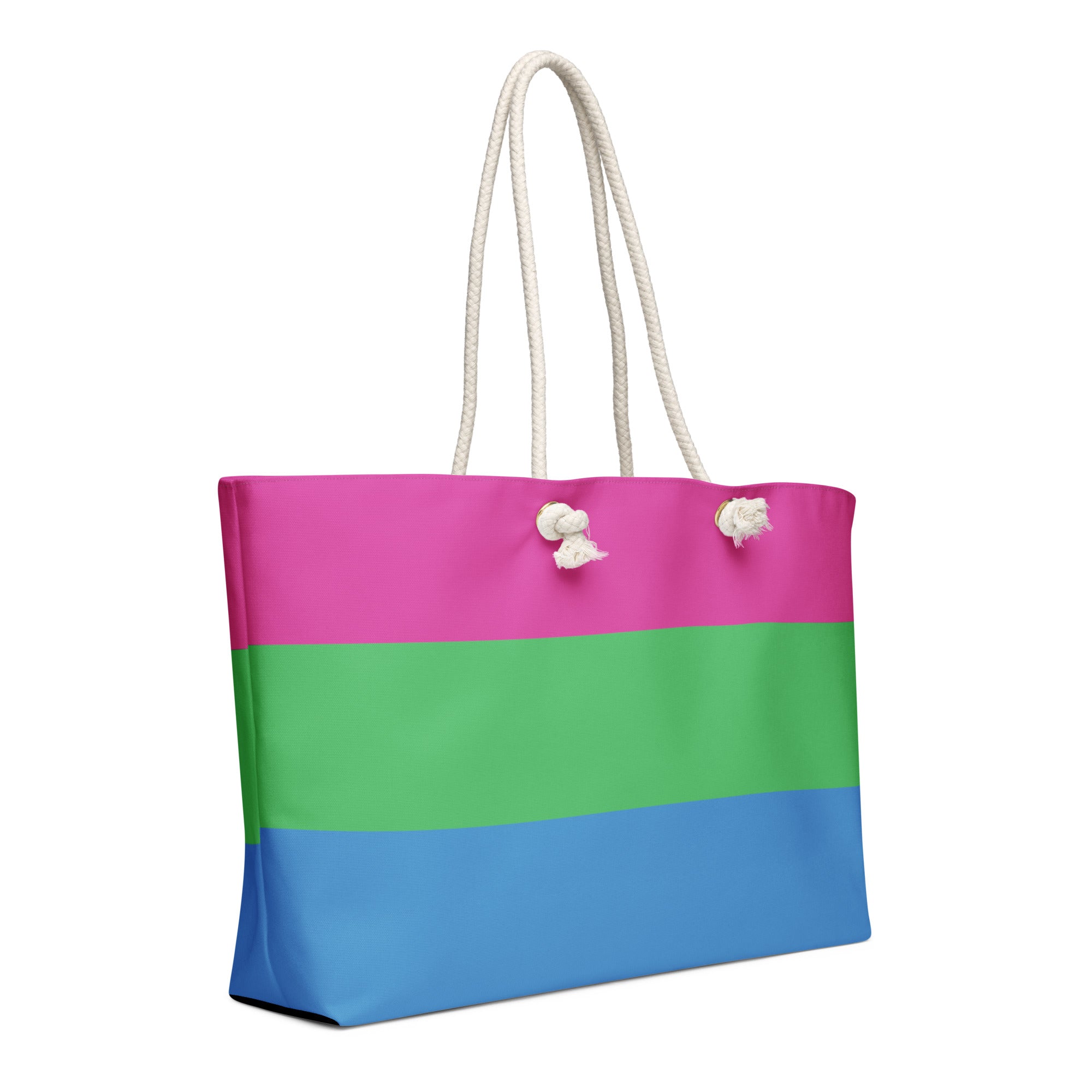 Oversized weekender bag Polysexual Flag