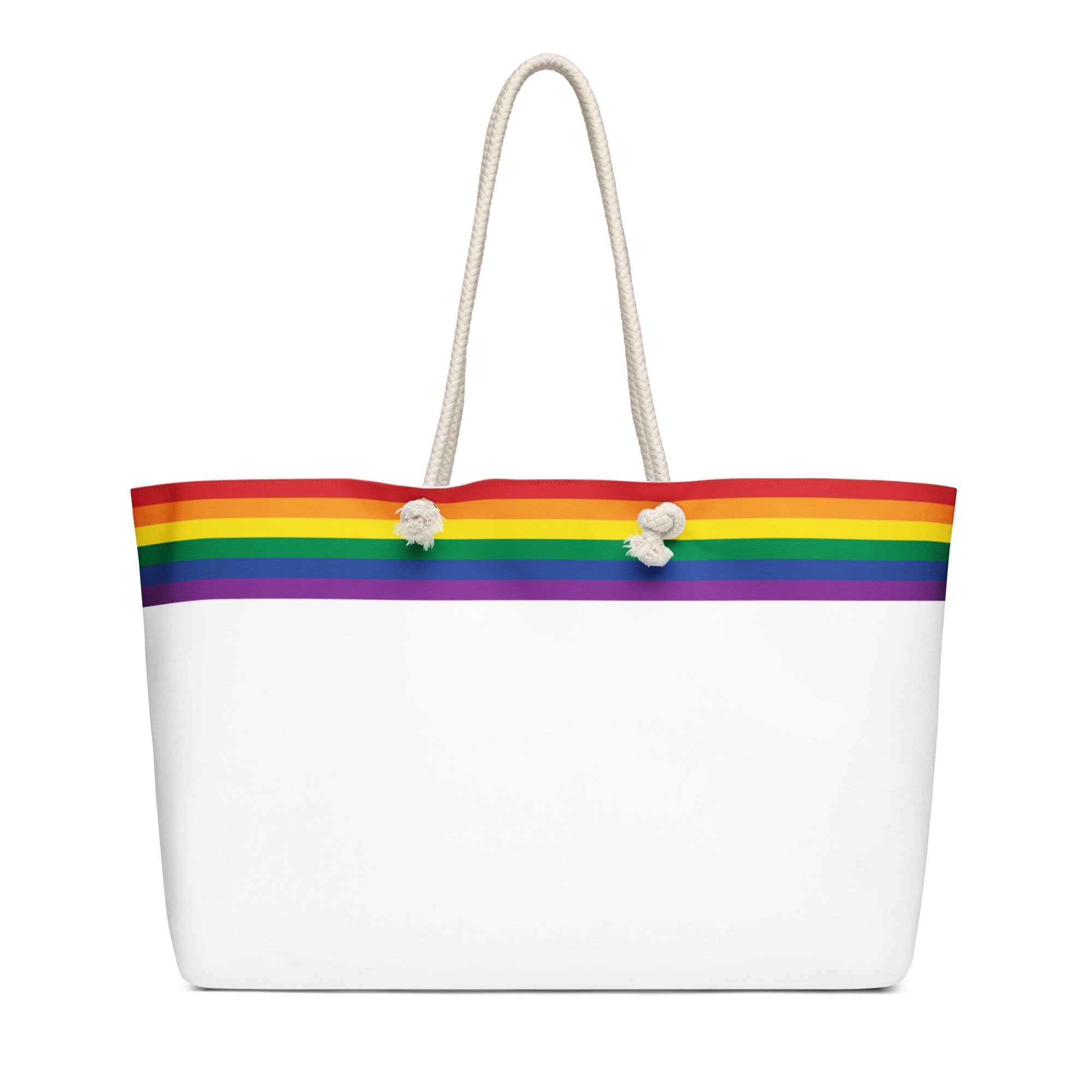 Oversized weekender bag Pride Rainbow Flag Stripe