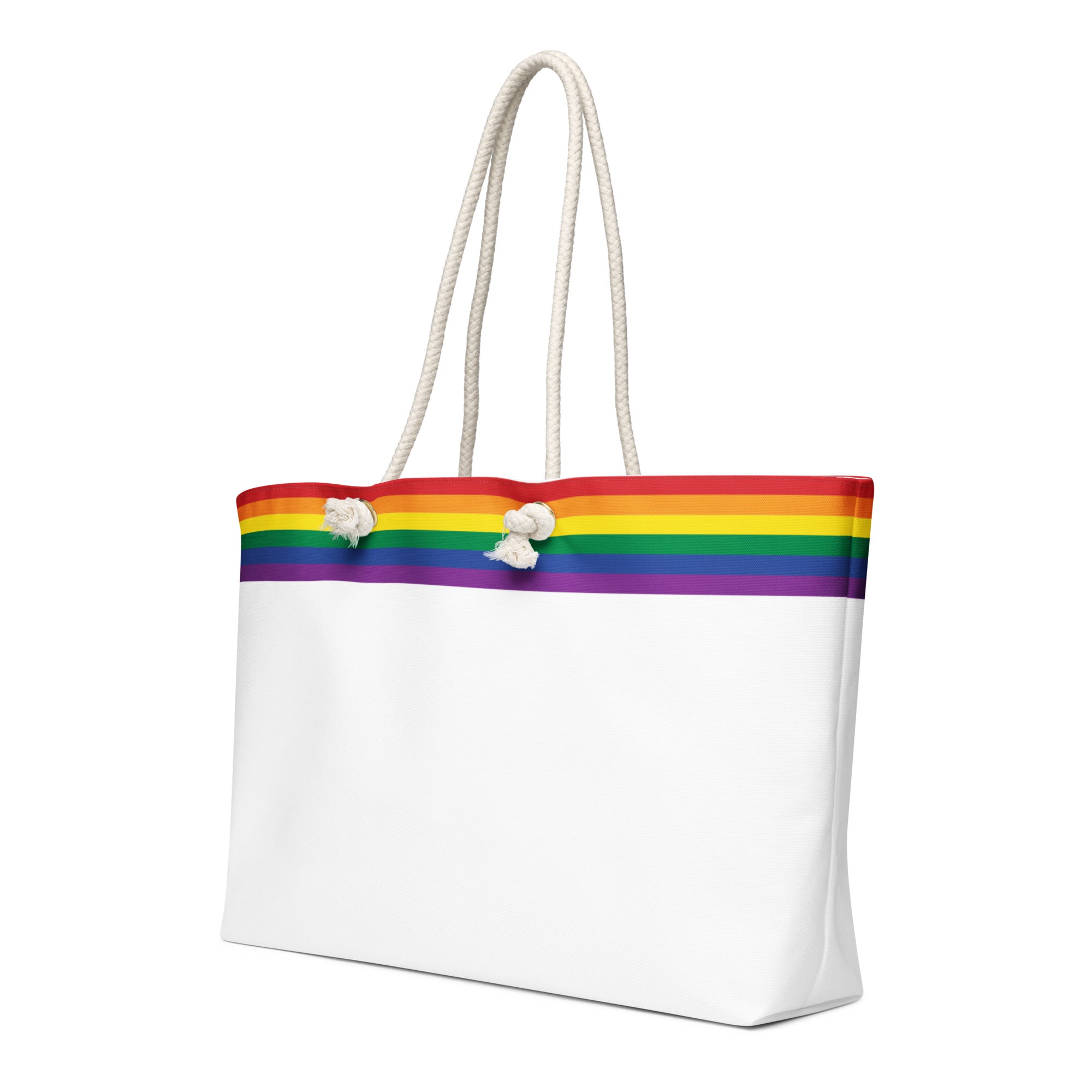 Oversized weekender bag Pride Rainbow Flag Stripe