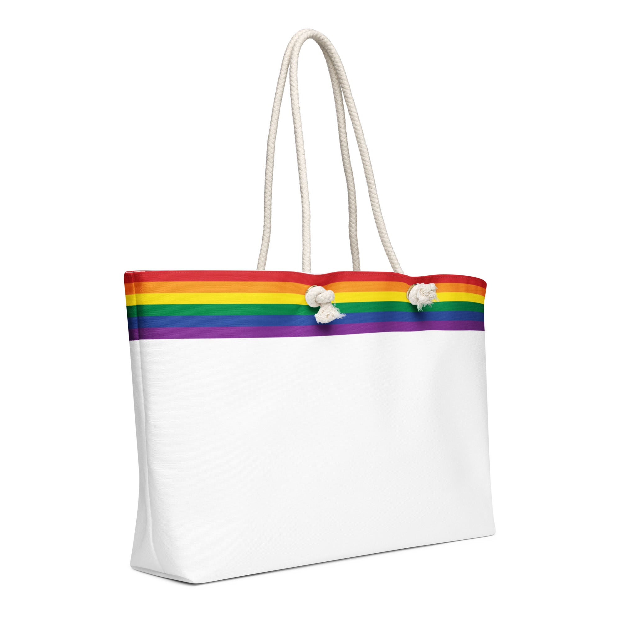 Oversized weekender bag Pride Rainbow Flag Stripe