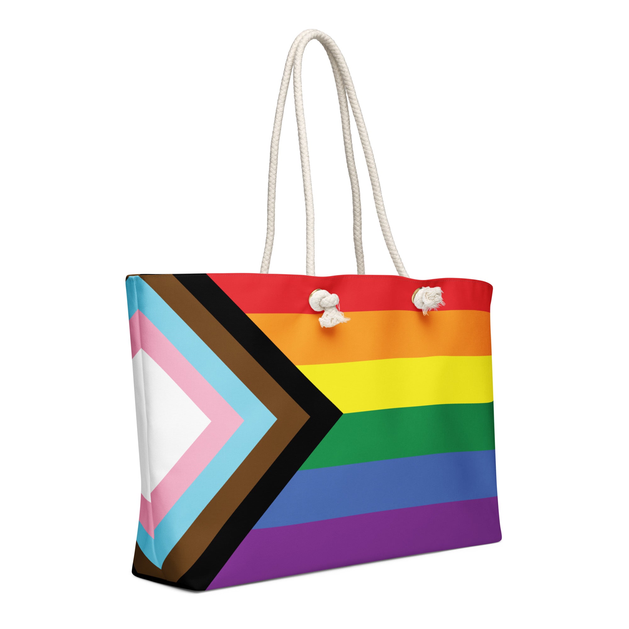 Oversized weekender bag Progress Pride Flag