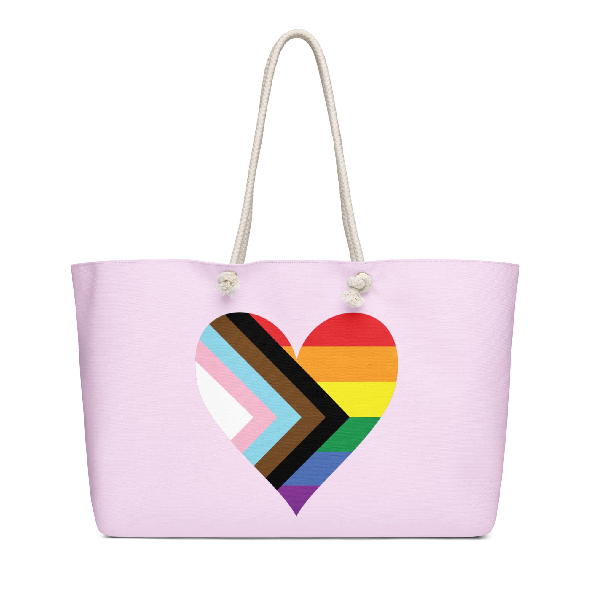 Oversized weekender bag Progress Pride Heart