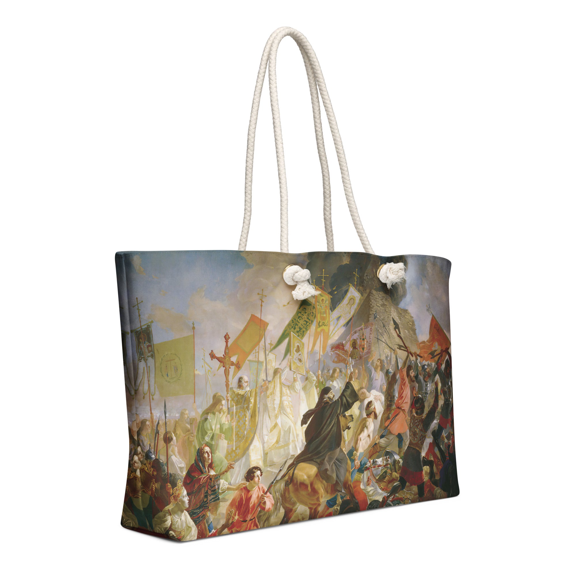 Oversized weekender bag Siege of Pskov By Polish King Stefan Batory